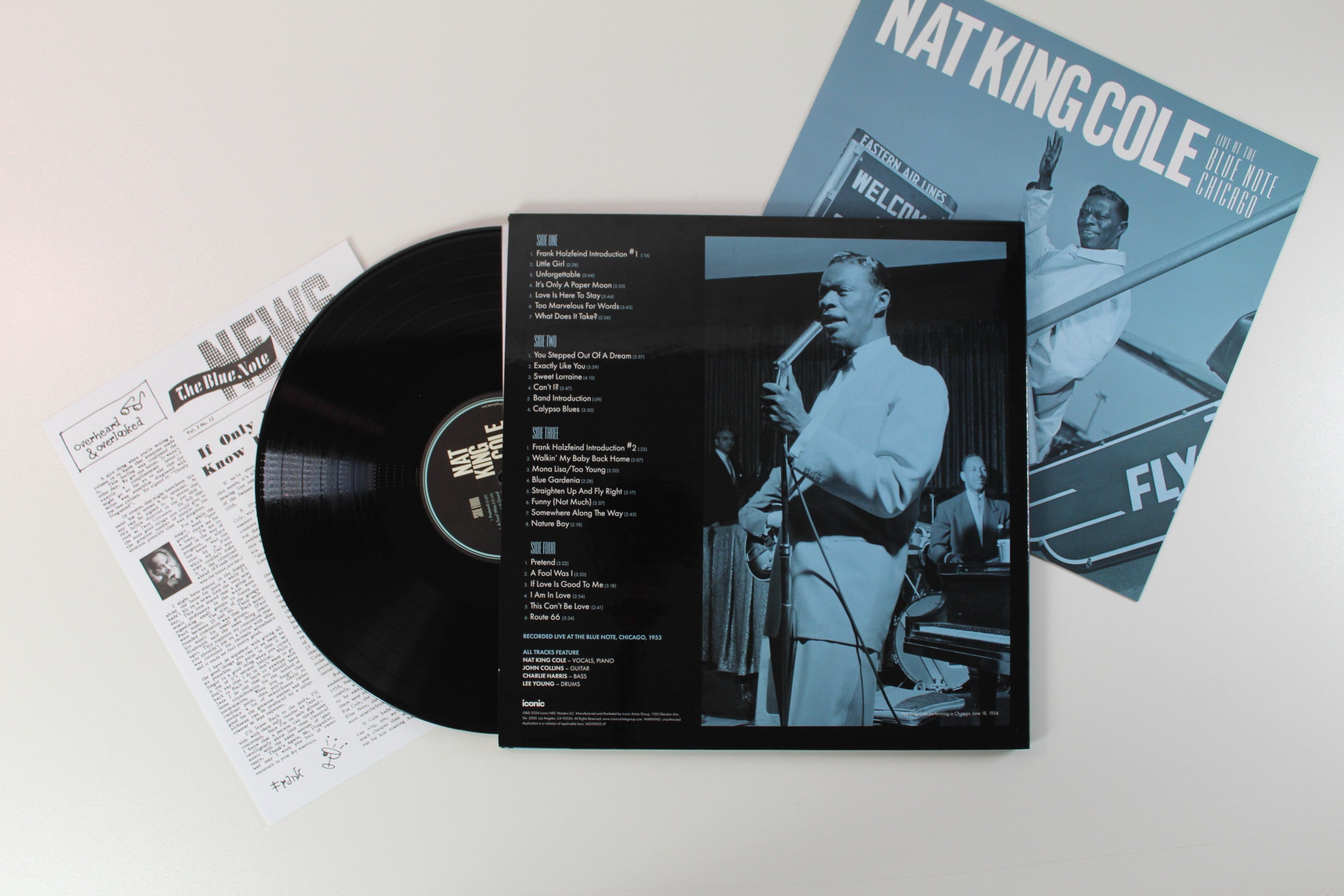 Nat King Cole - Live At The Blue Note Chicago on Iconic RSD 2024 180 Gram
