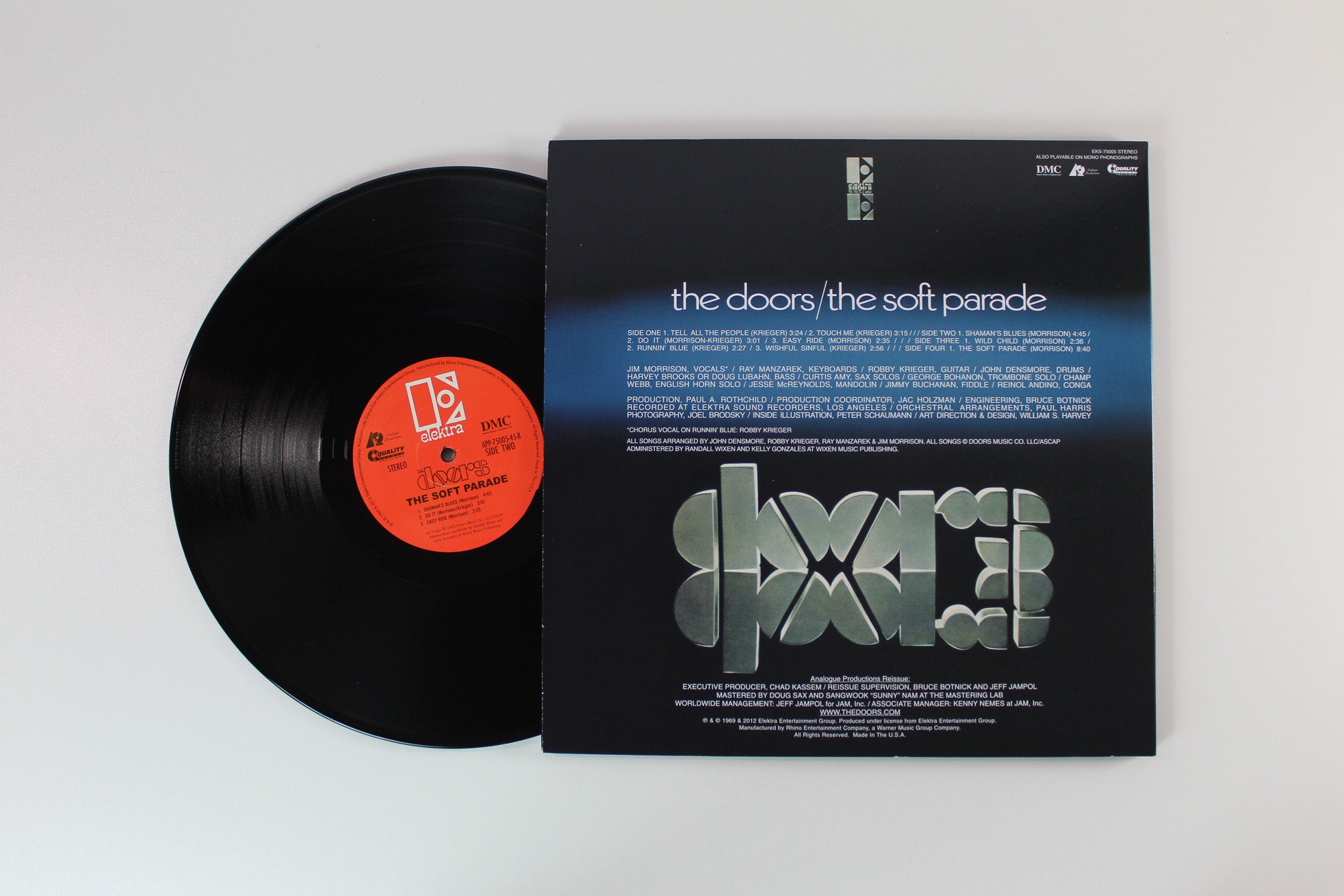 The Doors - The Soft Parade on Elektra Analogue Productions 45 RPM 200 Gram Reissue