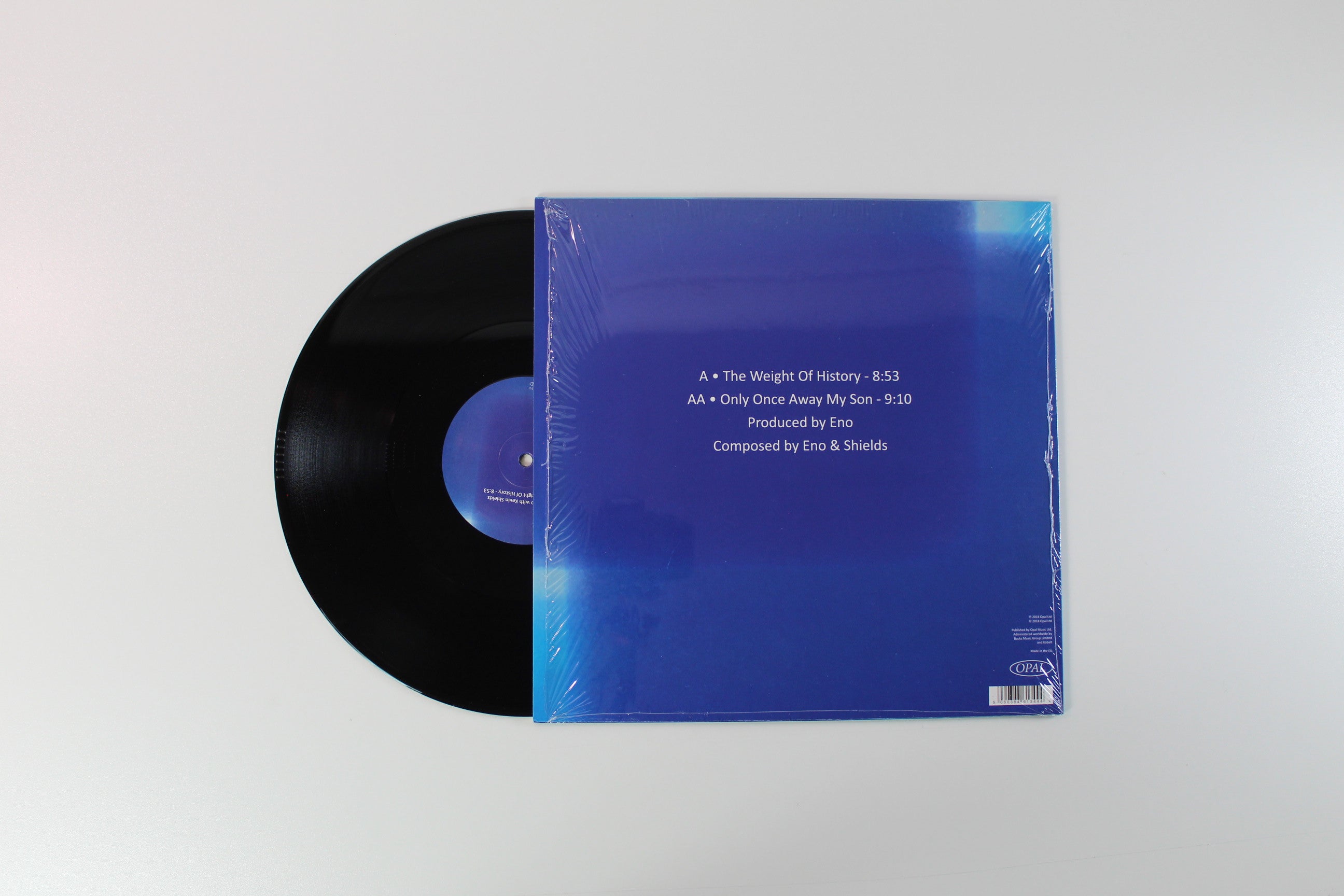 Brian Eno with Kevin Shields - The Weight Of History ● Only Once Away My Son on Opal Records RSD 2018 12" Single
