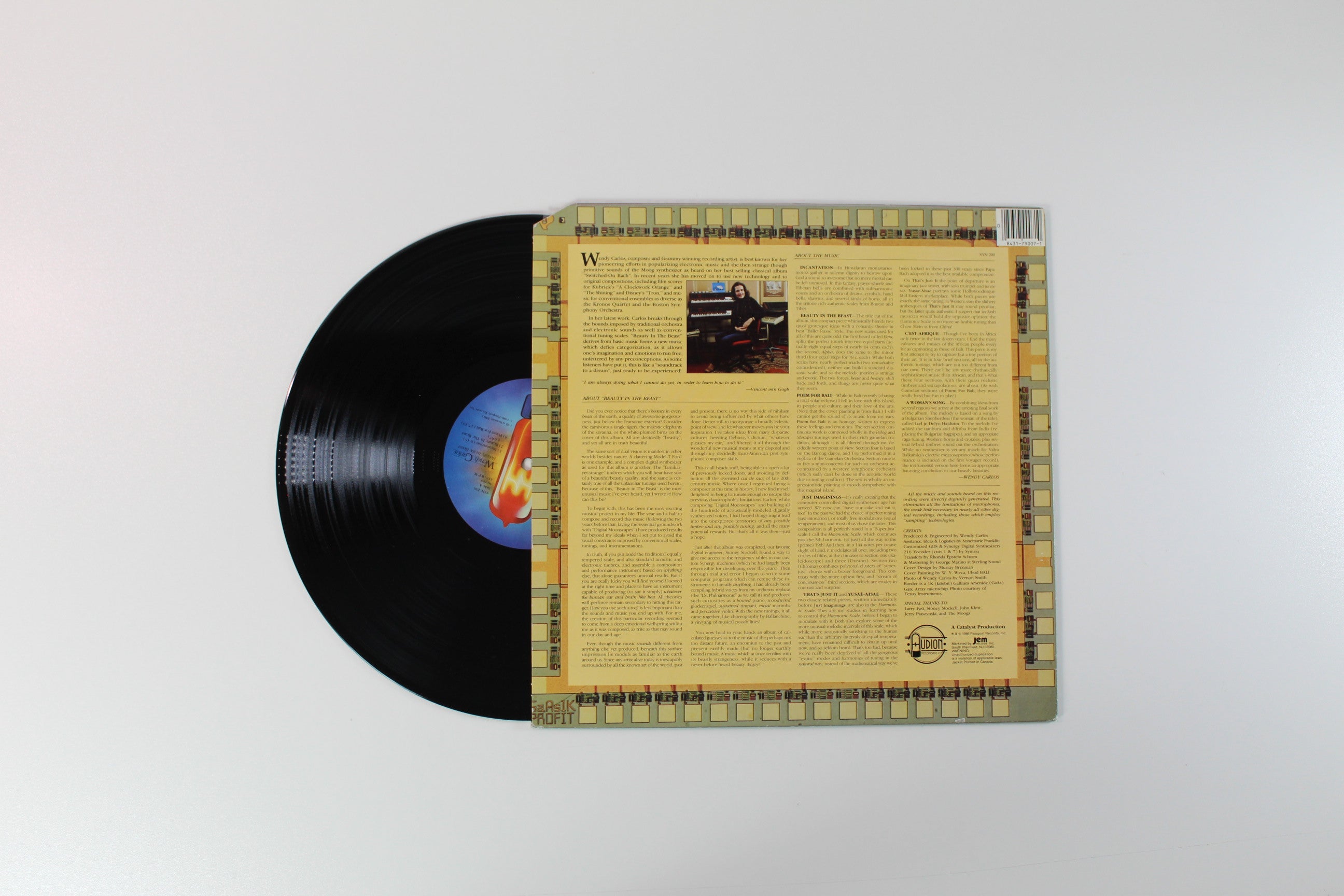 Wendy Carlos - Beauty In The Beast on Audion Recording Co