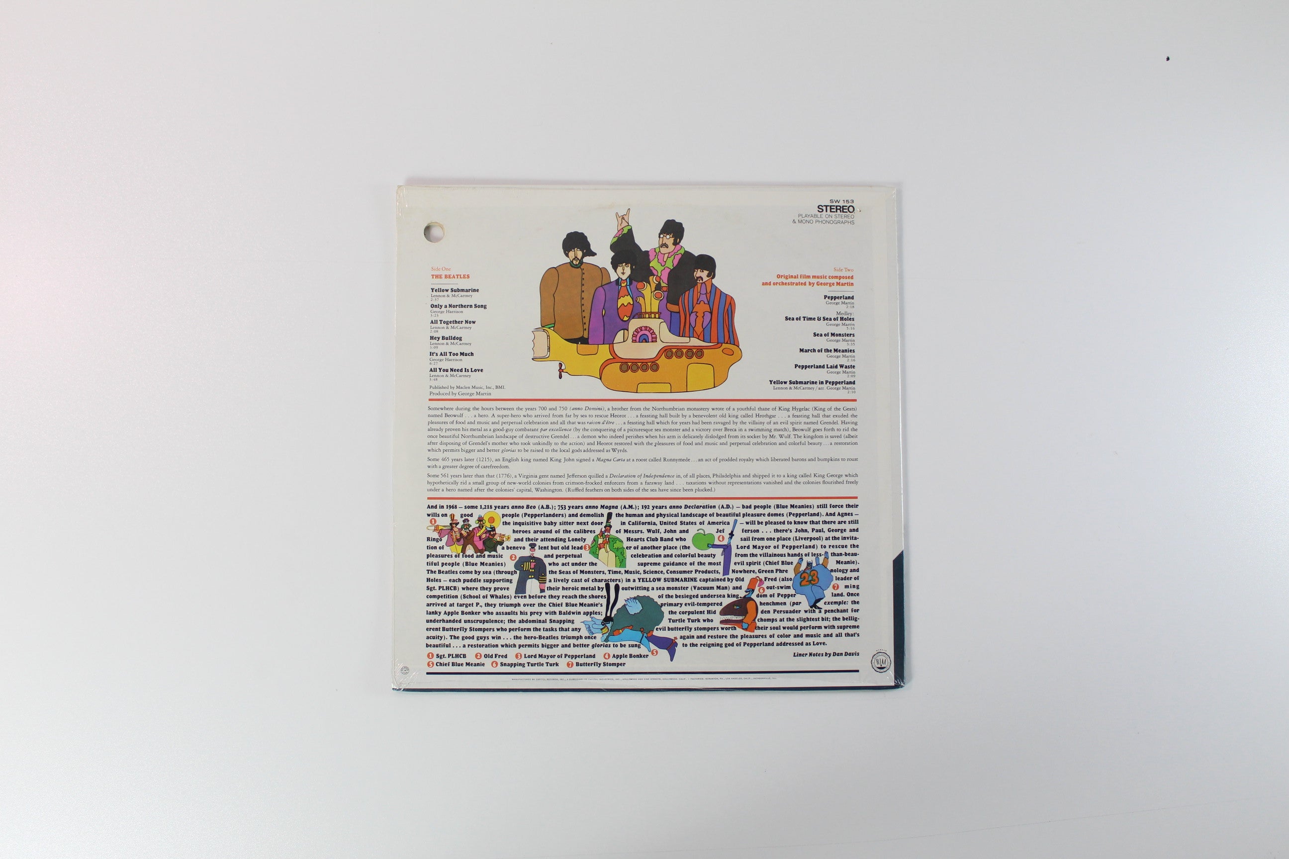 The Beatles - Yellow Submarine on Capitol 1970s Reissue Sealed