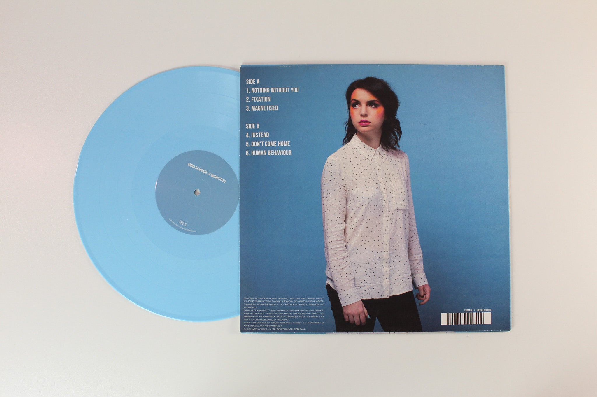 Emma Blackery - Magnetised on Emma Blackery Ltd 45 RPM Baby Blue Vinyl Signed