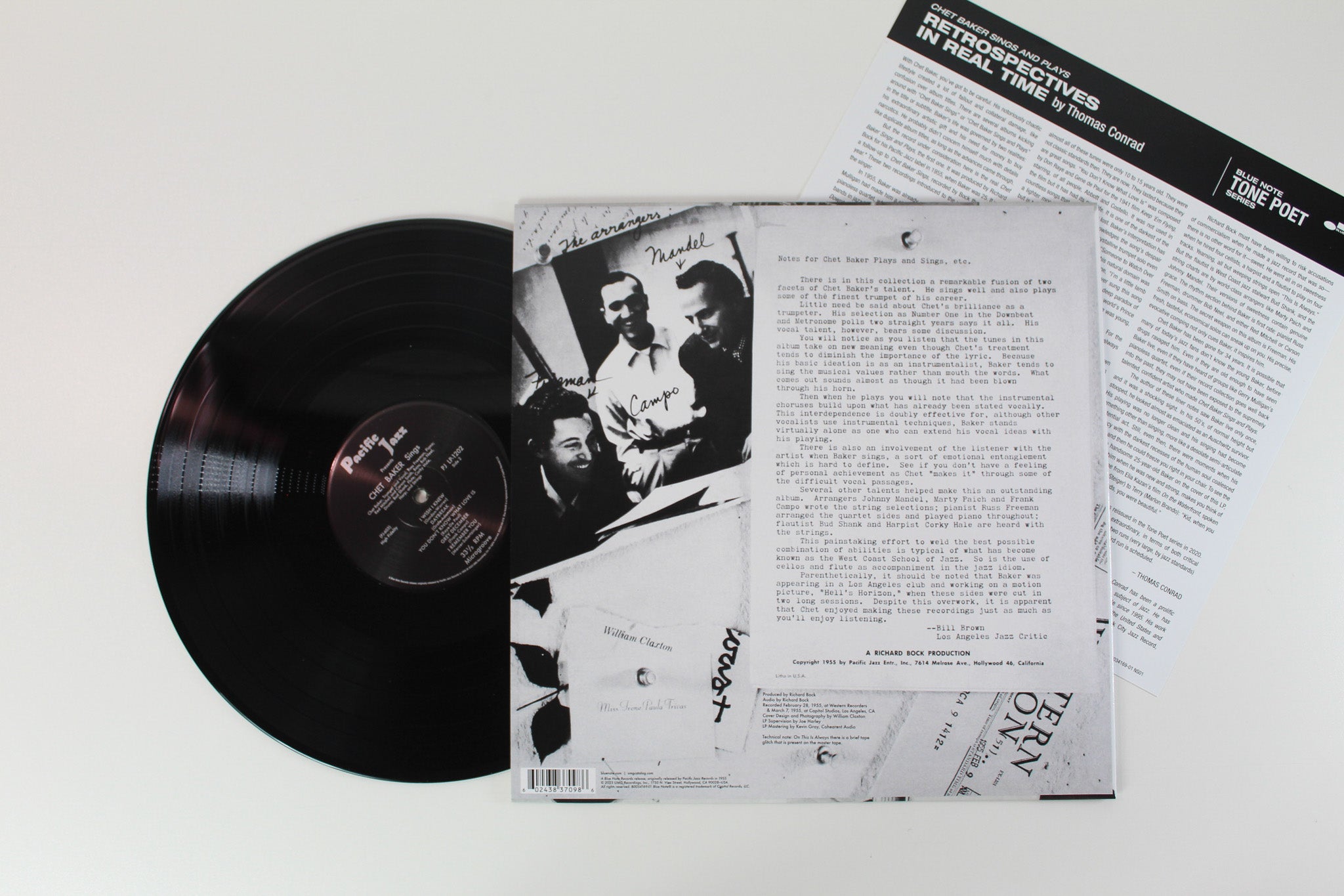 Chet Baker – Sings And Plays With Bud Shank, Russ Freeman And Strings on Pacific Jazz - Blue Note Tone Poet Series