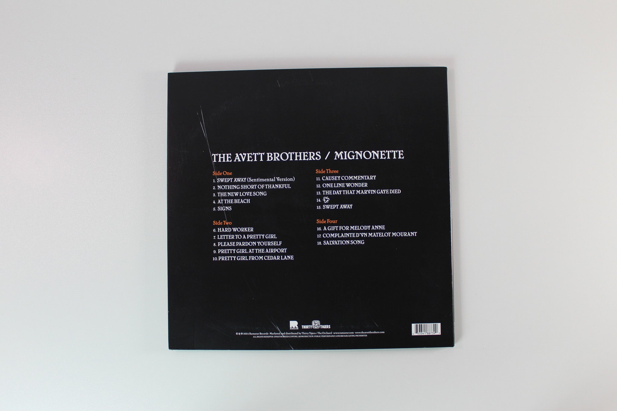 The Avett Brothers - Mignonette on Ramseur Thirty Tigers Reissue