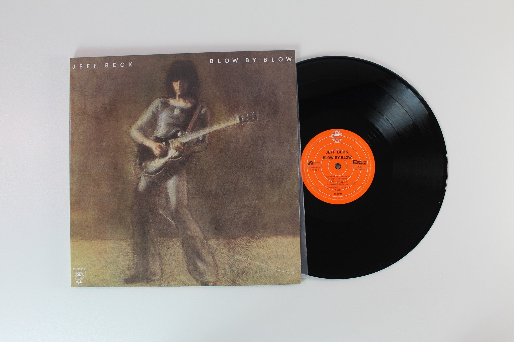 Jeff Beck - Blow By Blow on Epic Analogue Productions Ltd 45 RPM 180 Gram Reissue