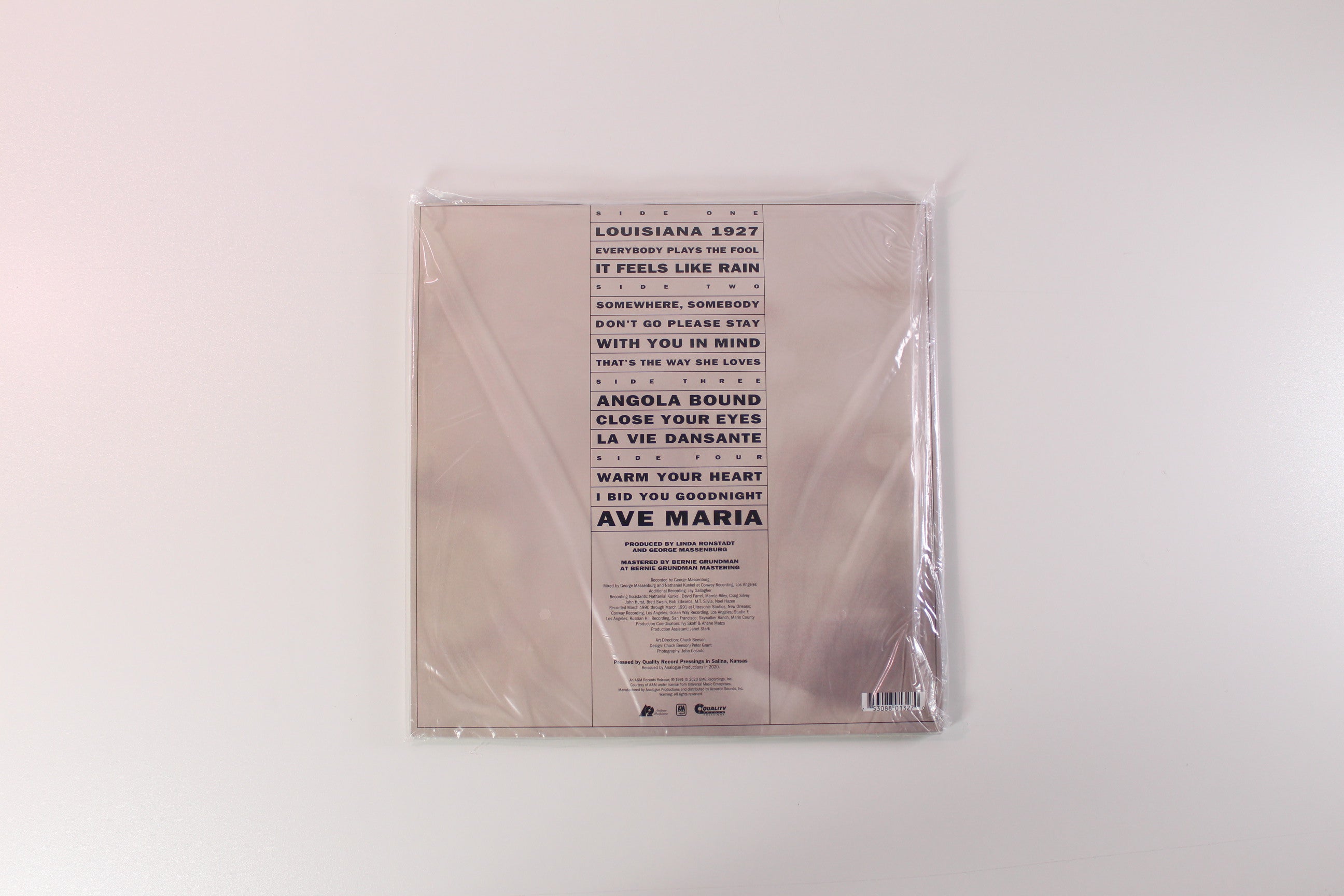 Aaron Neville - Warm Your Heart on Analogue Productions 2 X 12 45 RPM Ltd 180 Gram Reissue Sealed