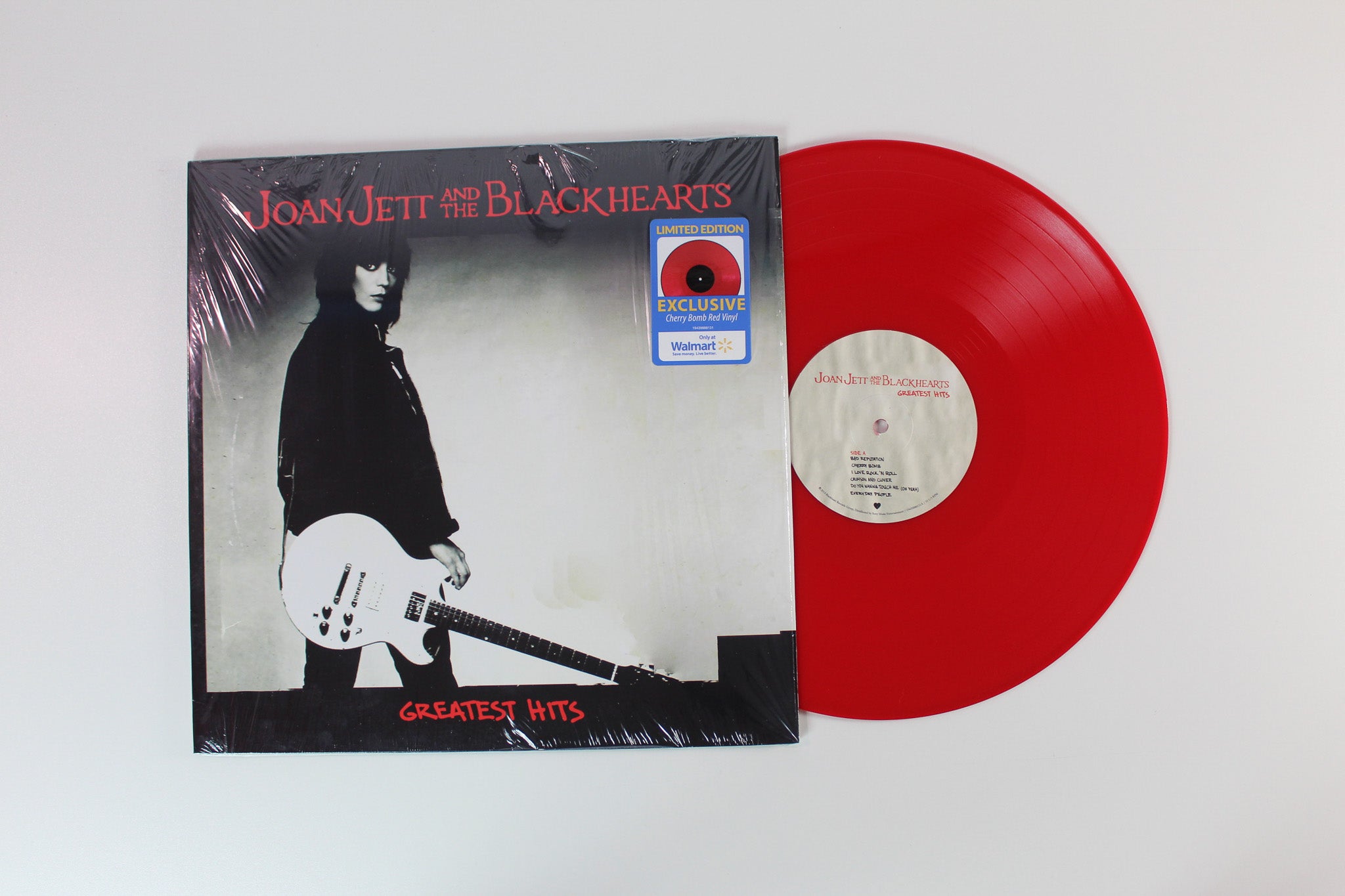 Joan Jett & The Blackhearts - Greatest Hits on Blackheart Legacy Ltd Cherry Bomb Red Vinyl Reissue