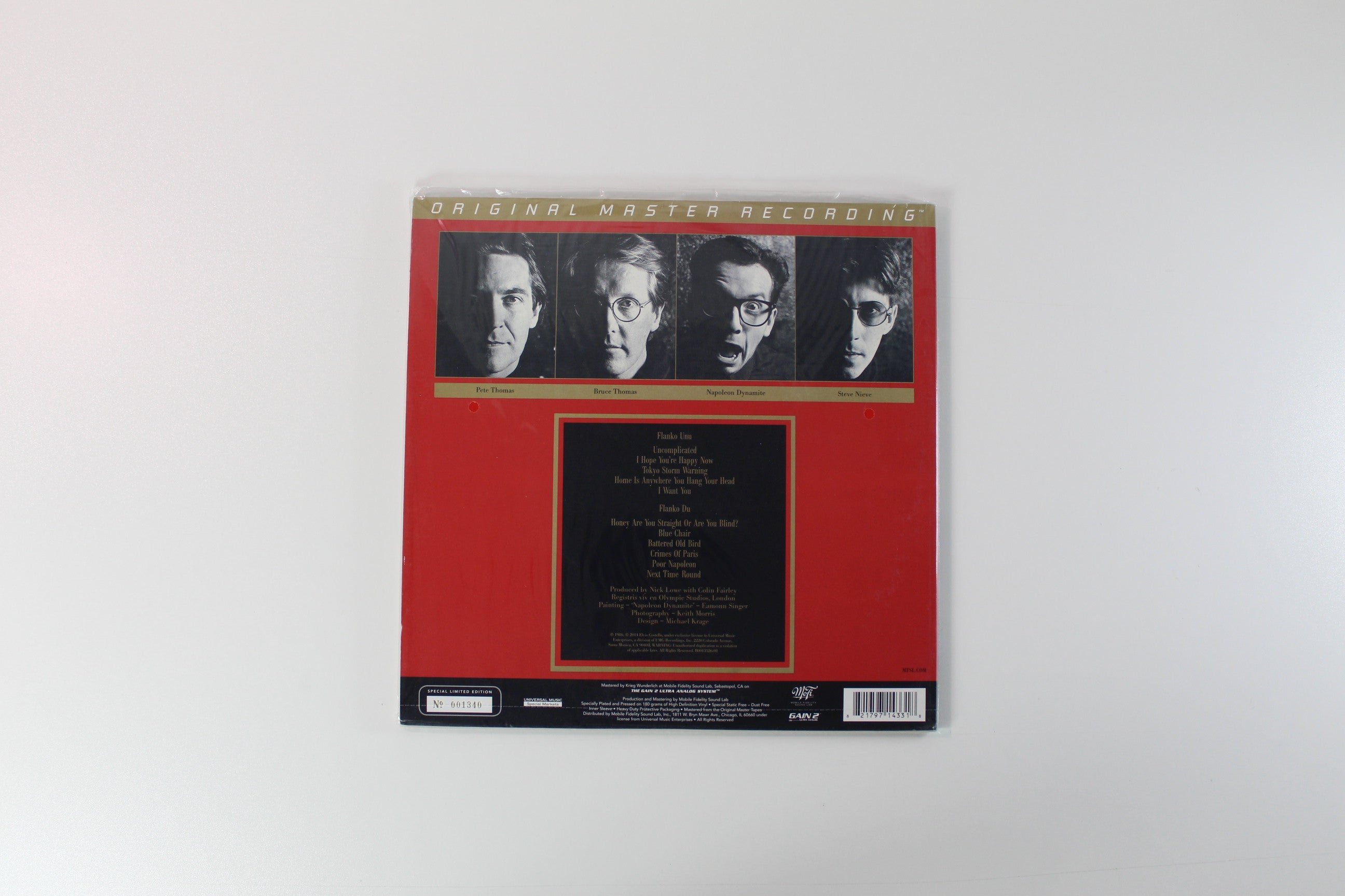 Elvis Costello & The Attractions - Blood & Chocolate on Mobile Fidelity Sound Lab Ltd Numbered 180 Gram Reissue Sealed