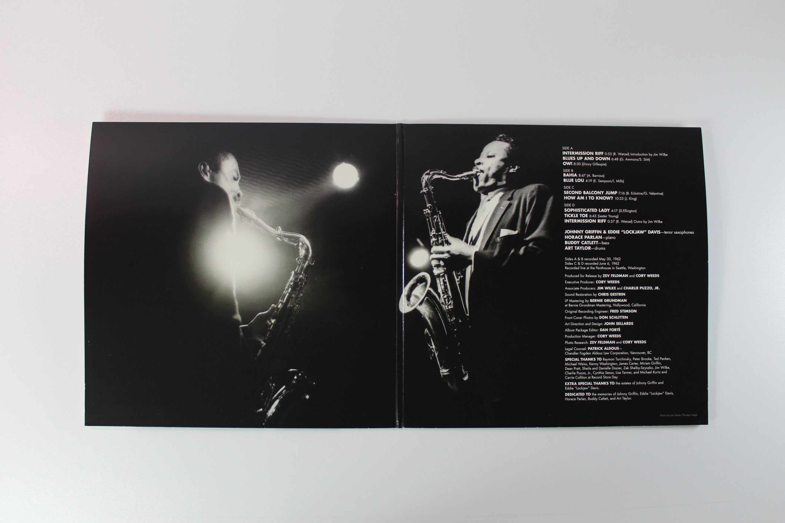 Johnny Griffin, Eddie "Lockjaw" Davis - Ow! Live At The Penthouse on Reel to Real RSD BF 2019 Ltd Numbered 180 Gram