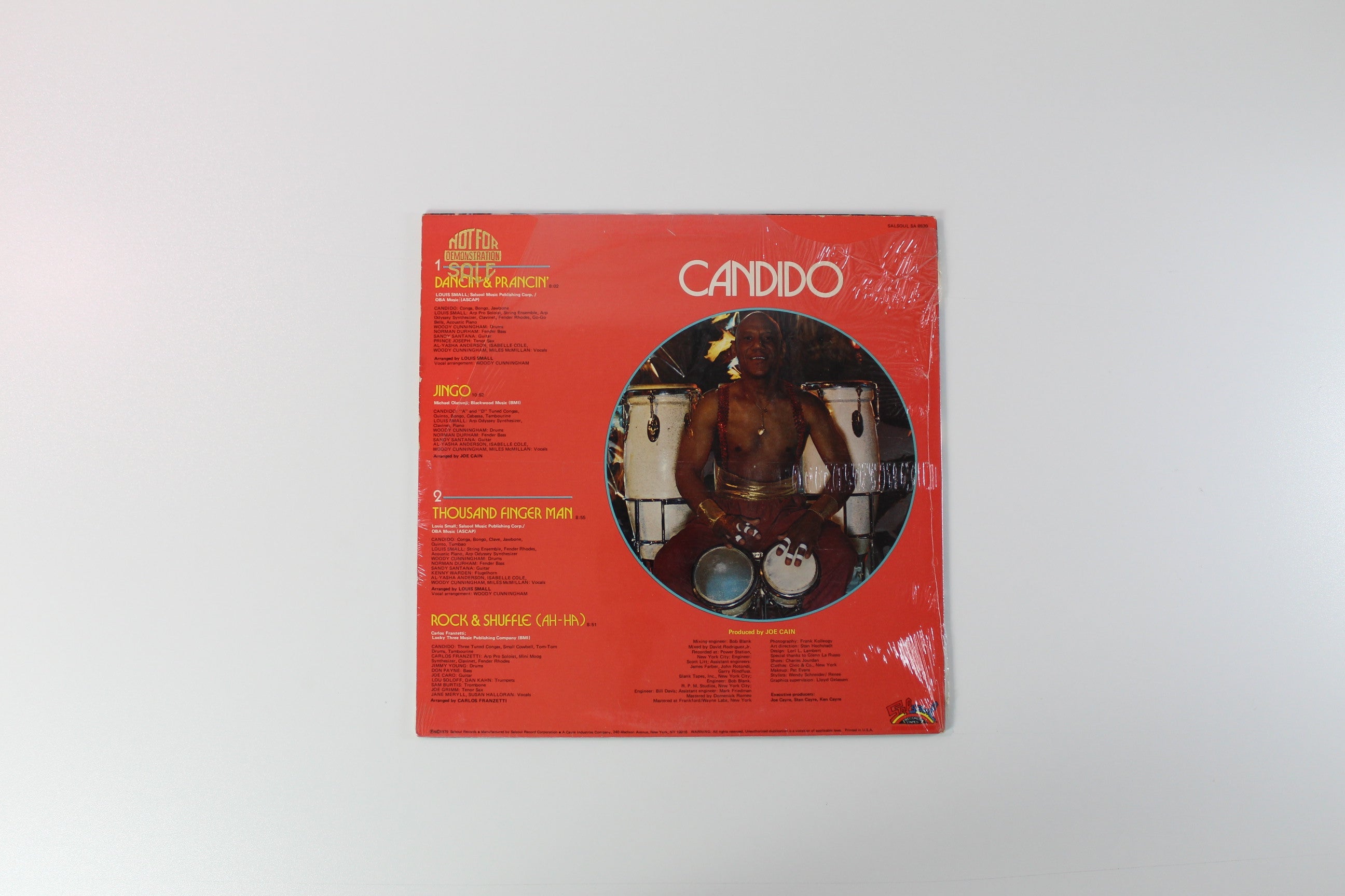 Candido - Dancin' & Prancin' on Salsoul Sealed