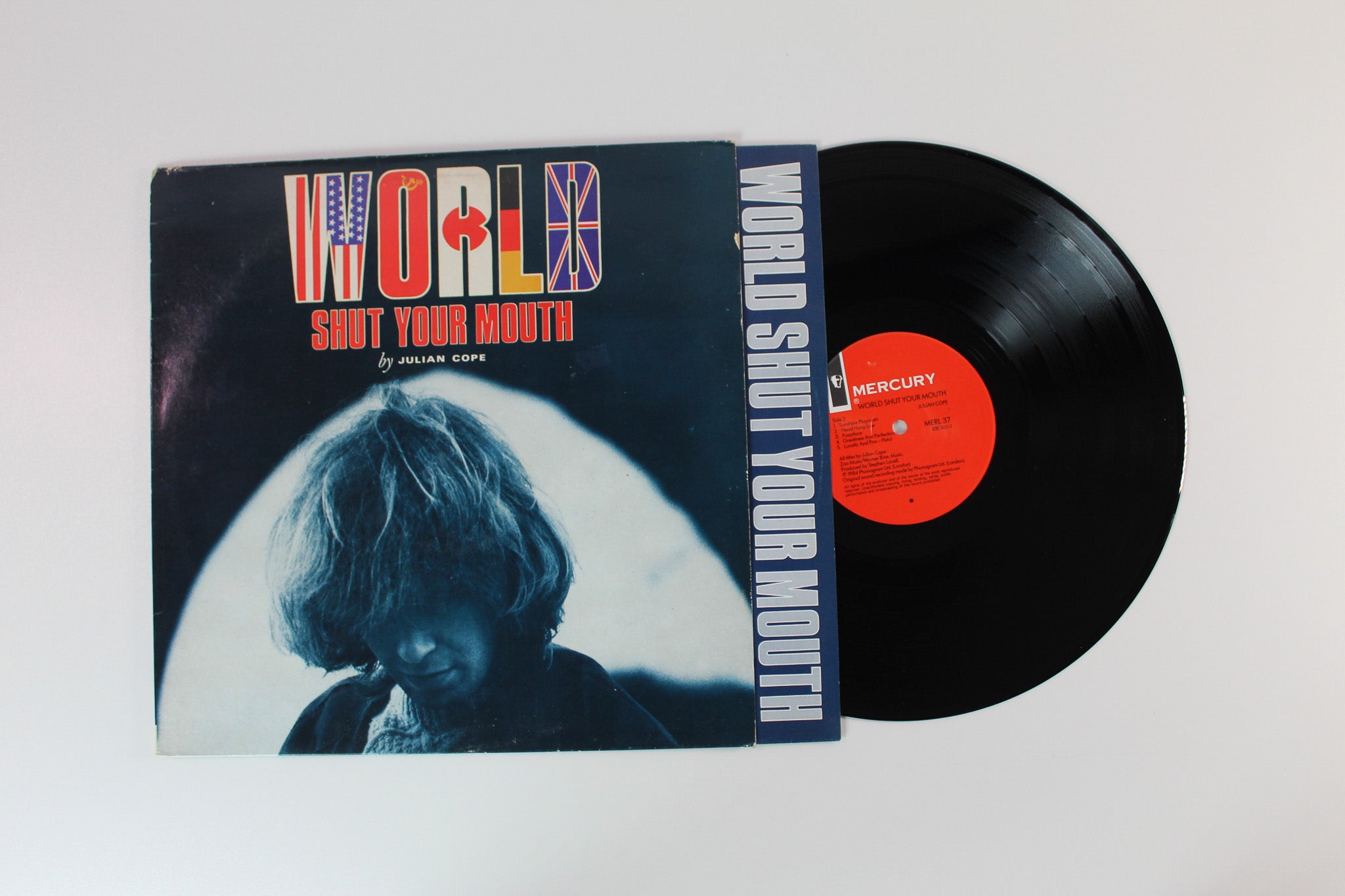 Julian Cope - World Shut Your Mouth on Mercury UK Pressing