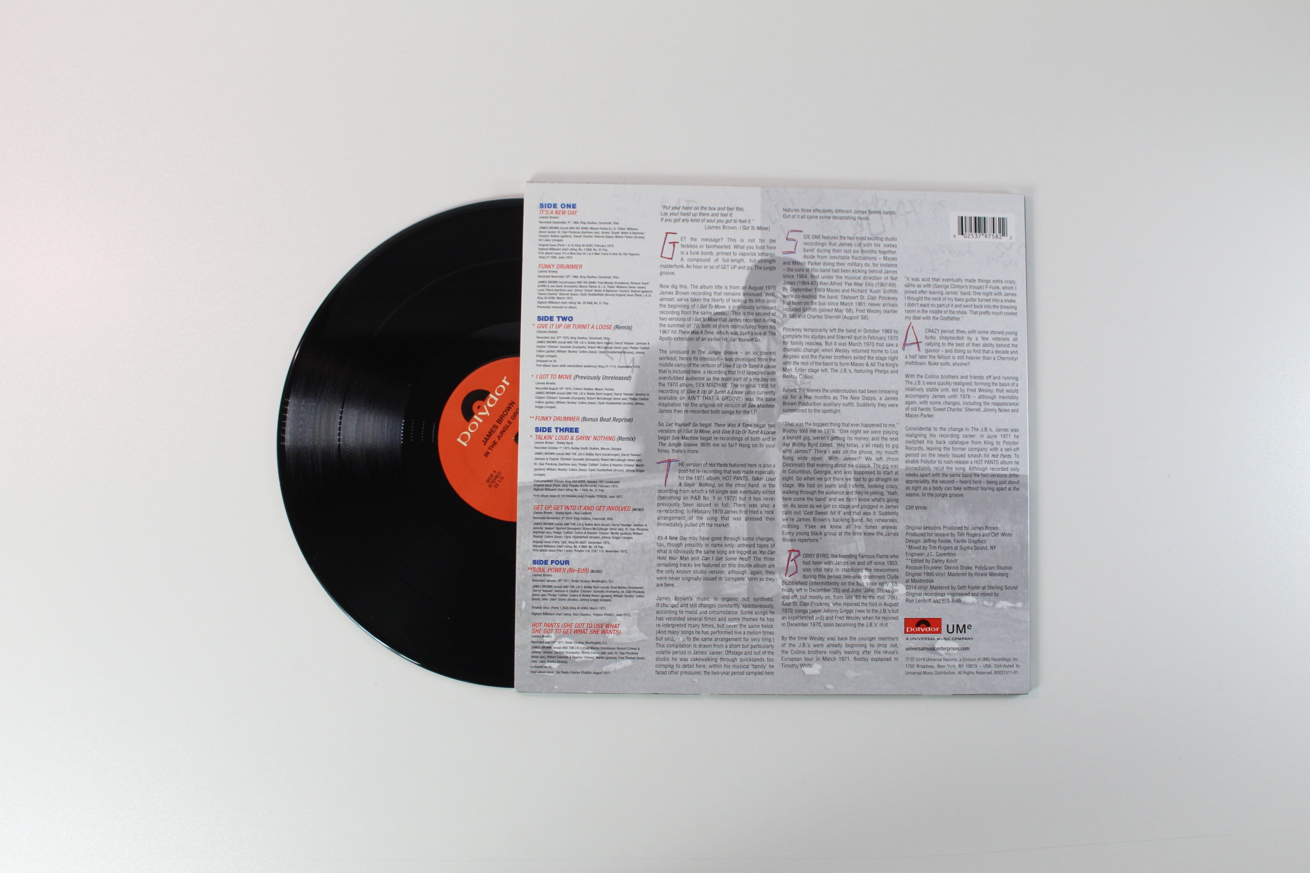 James Brown - In The Jungle Groove on Polydor Reissue