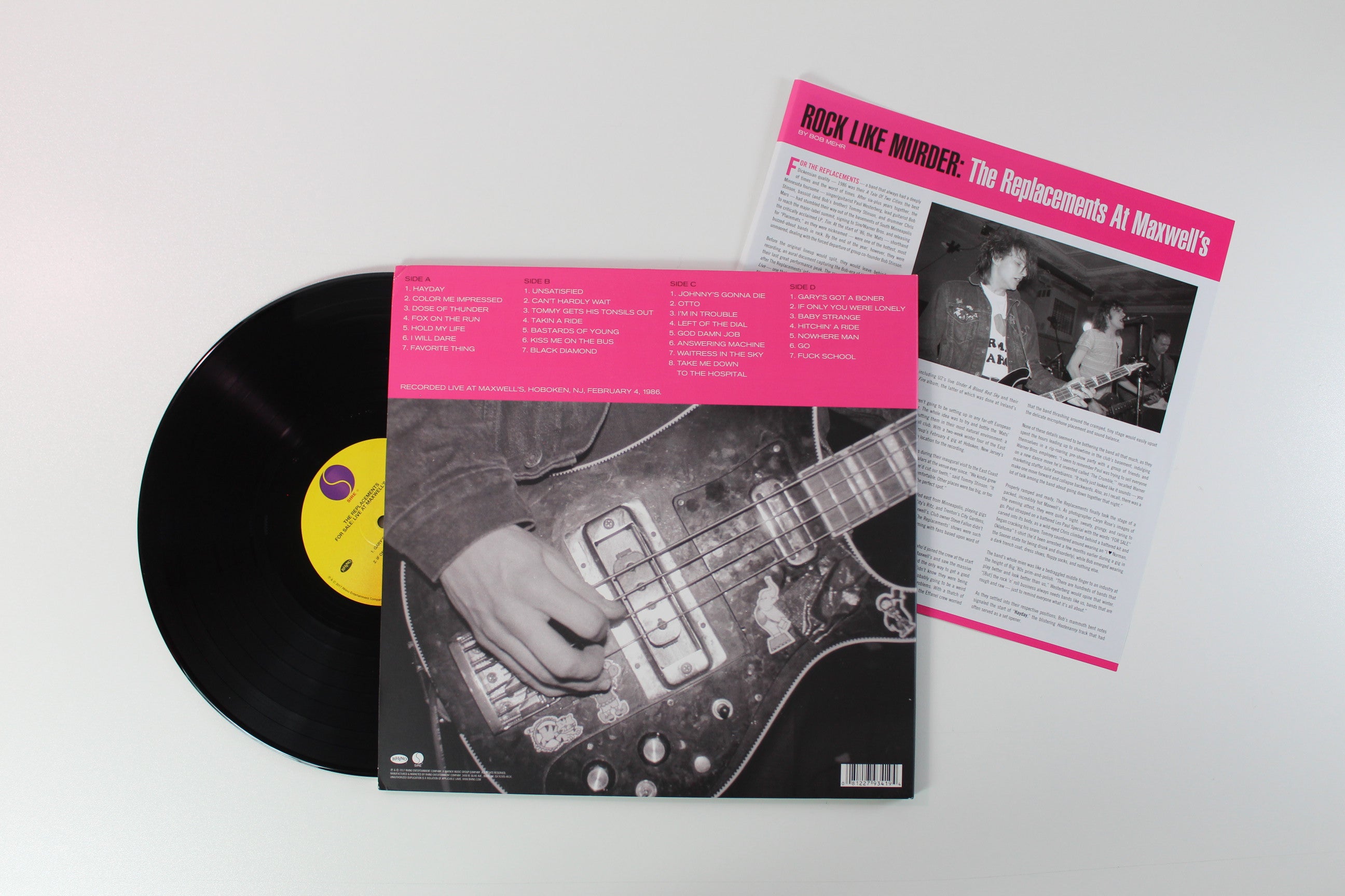 The Replacements - For Sale: Live At Maxwell's 1986 on Sire Rhino