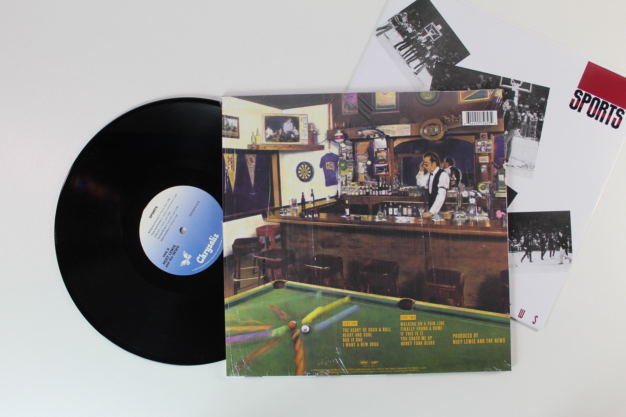 Huey Lewis & The News - Sports on Chrysalis Reissue