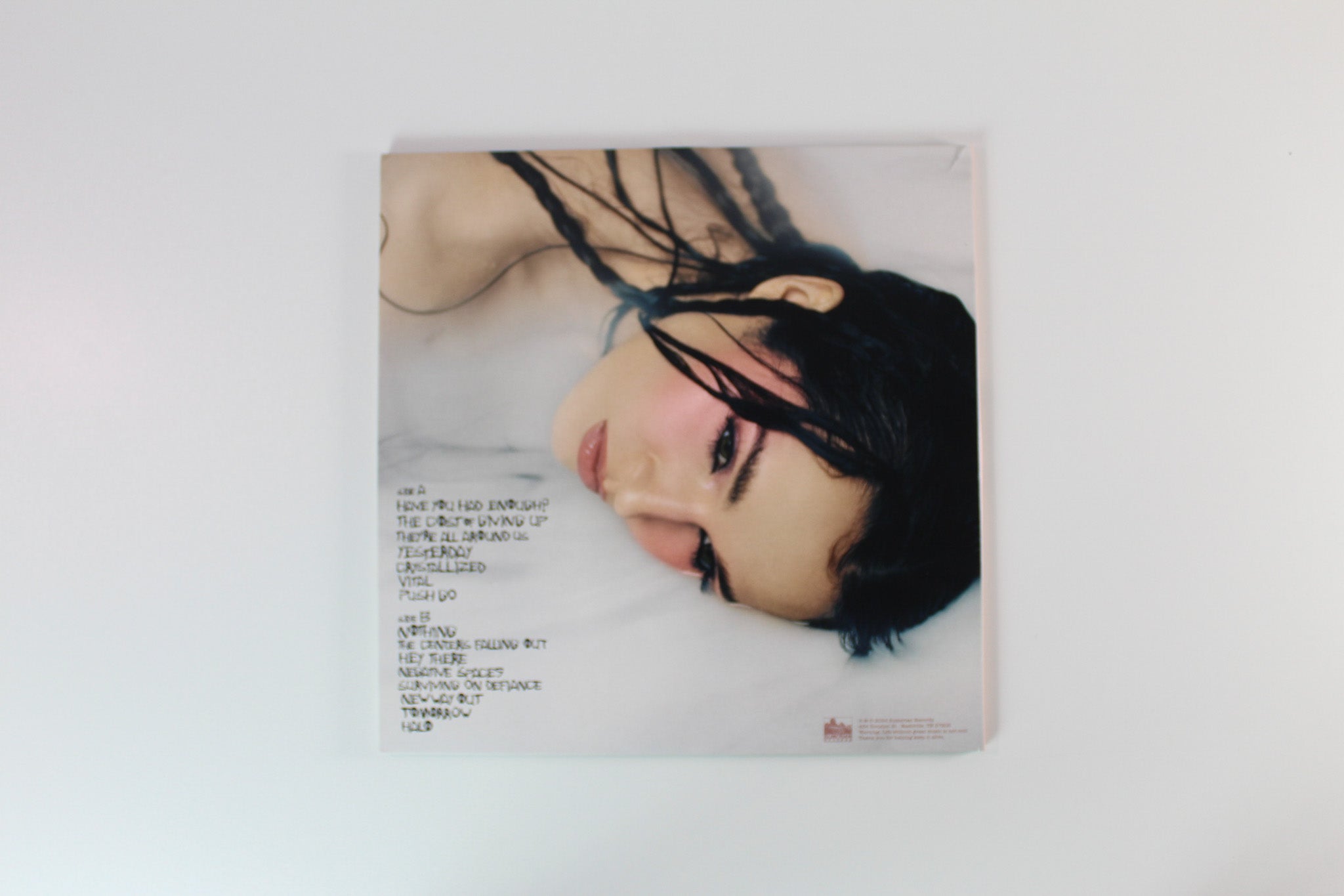 Poppy - Negative Spaces on Sumerian Clear / Pink Marble Vinyl