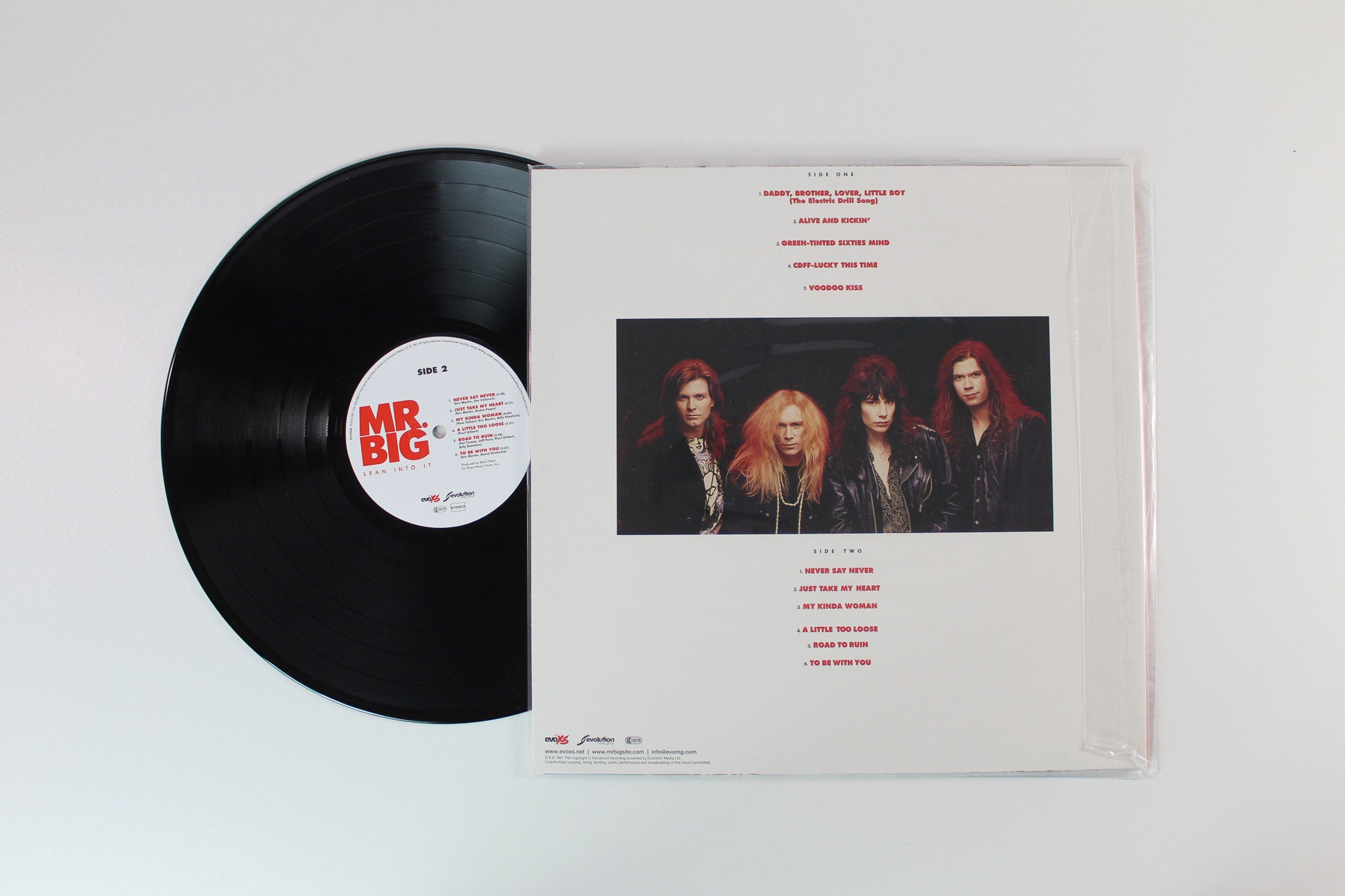 Mr. Big - Lean Into It on Evolution Music Group Ltd 180 Gram Reissue