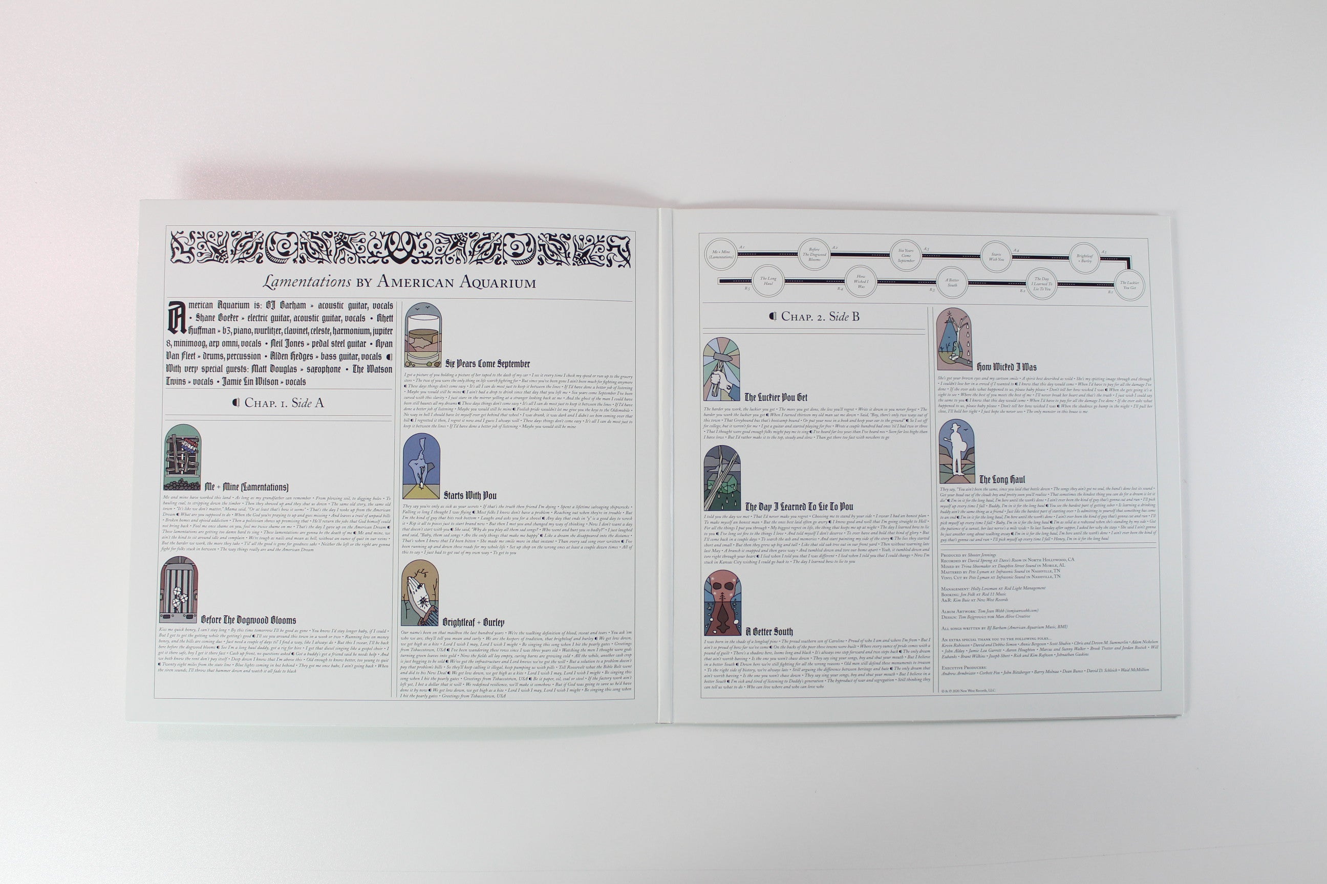 American Aquarium - Lamentations on New West Ltd Stained Glass Vinyl