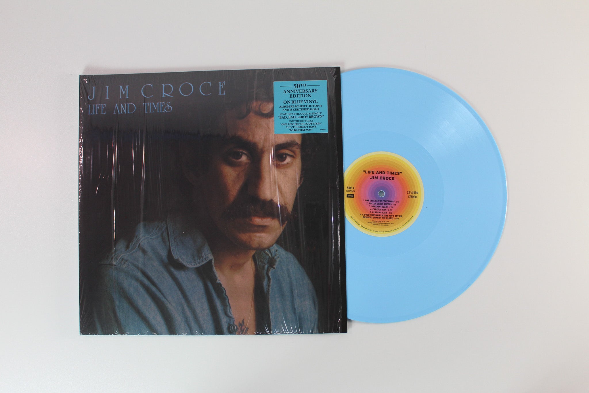 Jim Croce - Life And Times on BMG Blue Vinyl Reissue