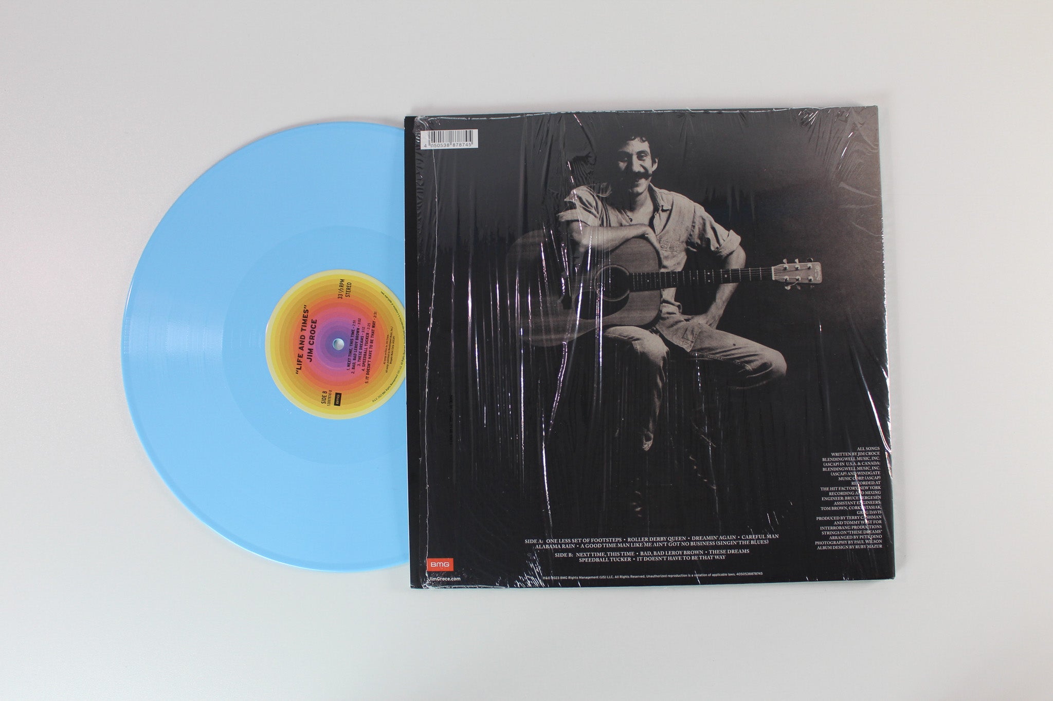 Jim Croce - Life And Times on BMG Blue Vinyl Reissue