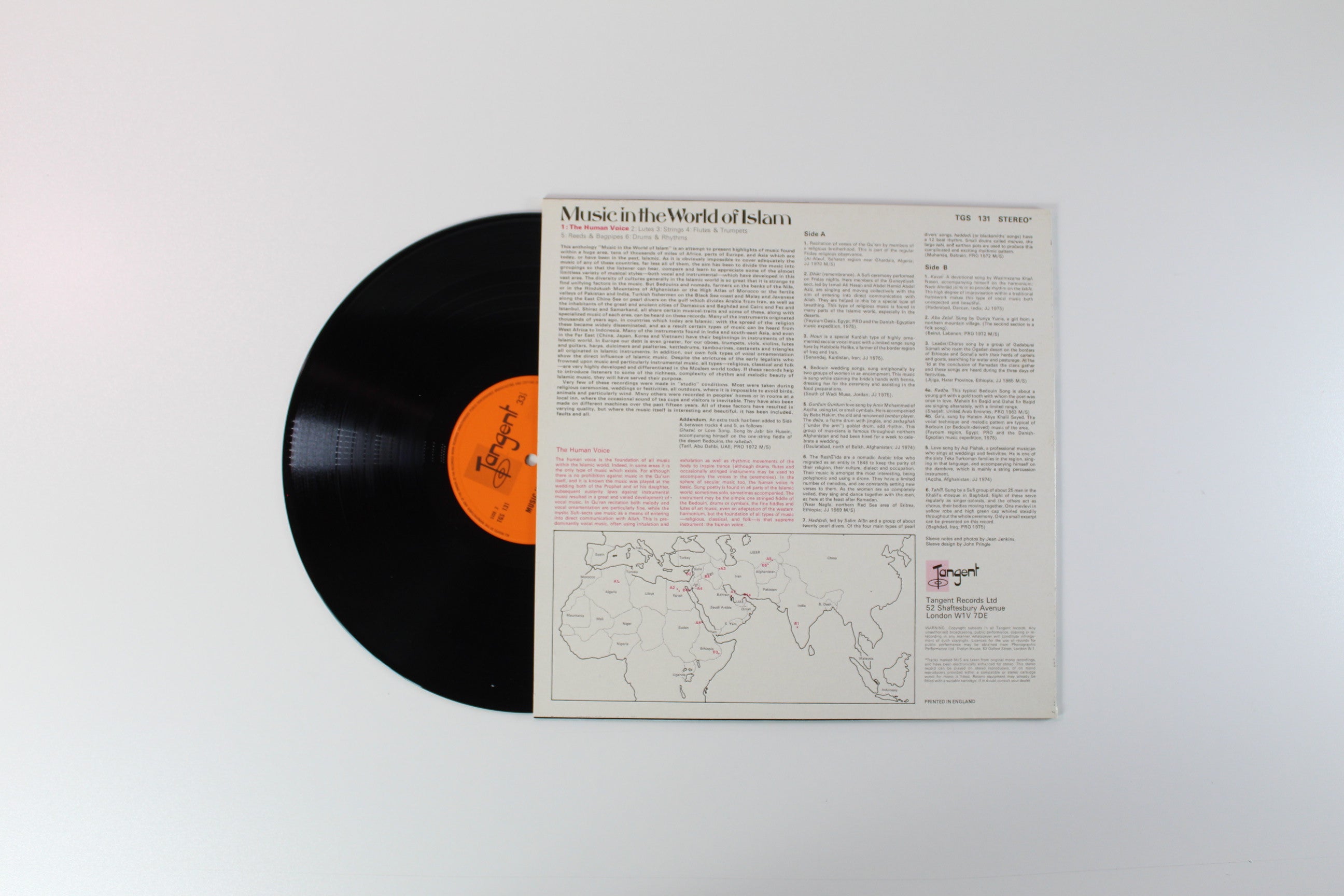 Various - Music In The World Of Islam Box Set on Tangent Records