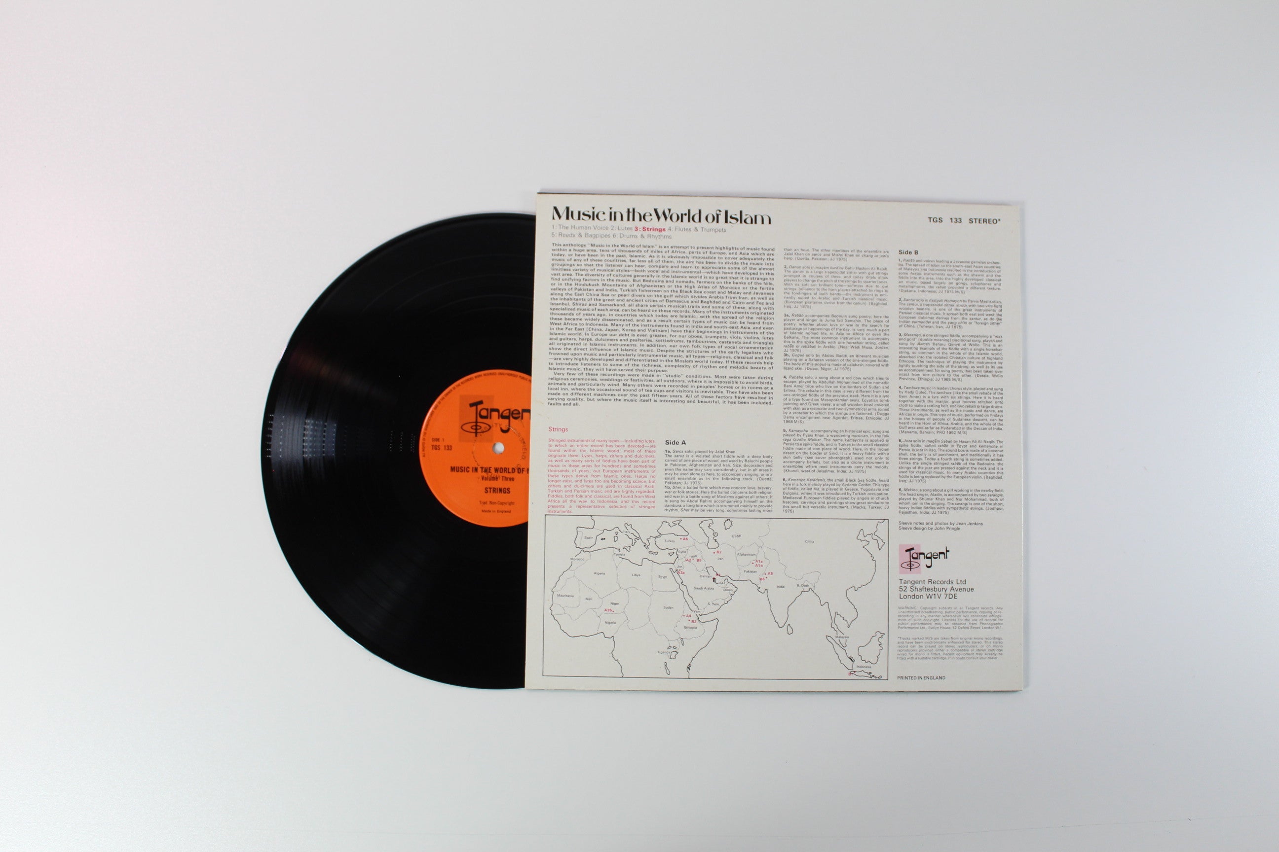 Various - Music In The World Of Islam Box Set on Tangent Records