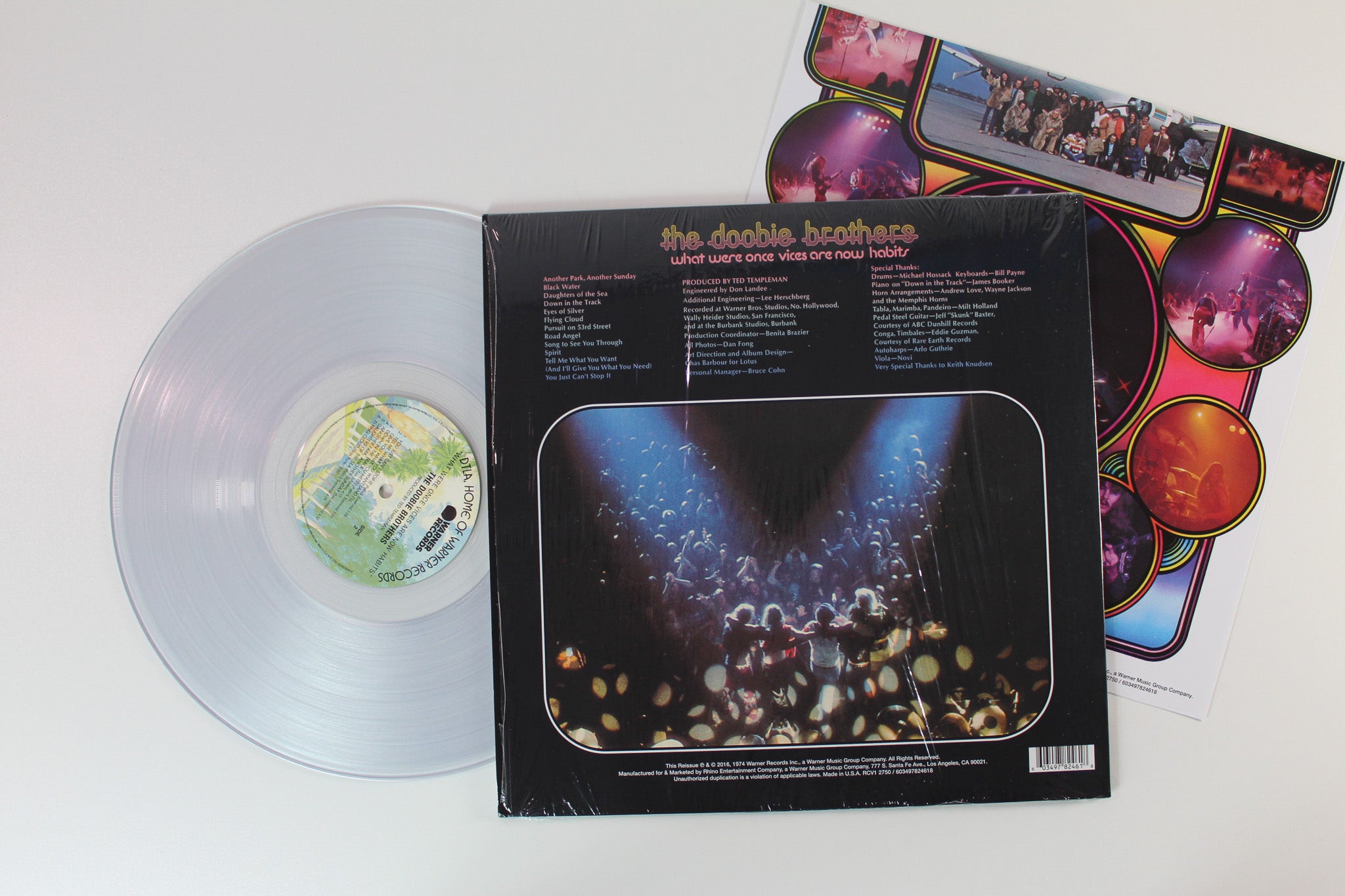 The Doobie Brothers - What Were Once Vices Are Now Habits on Warner Records Clear Vinyl Reissue