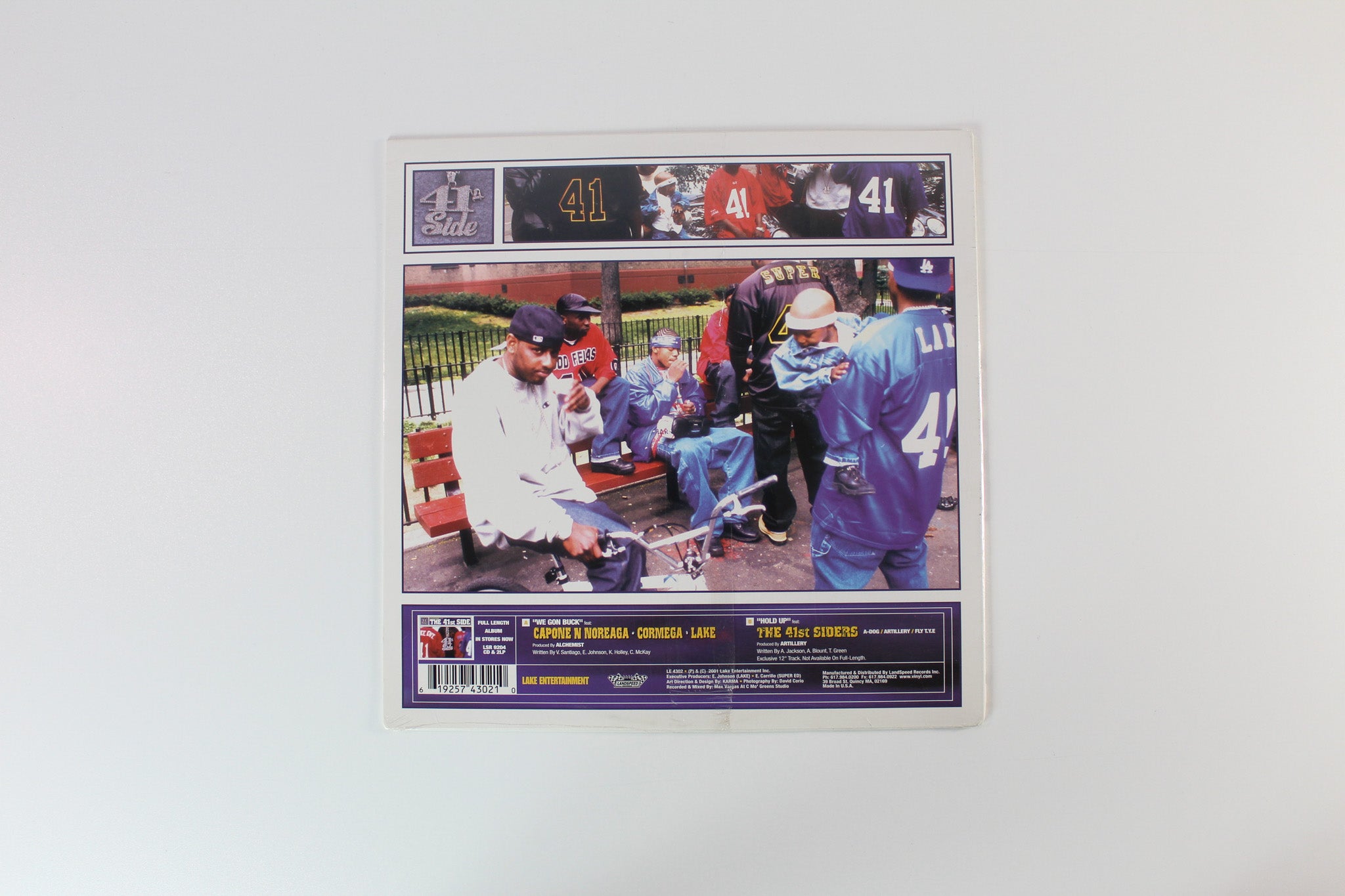 The 41st Side - We Gon Buck / Hold Up on Lake Entertainment 12" Single Sealed