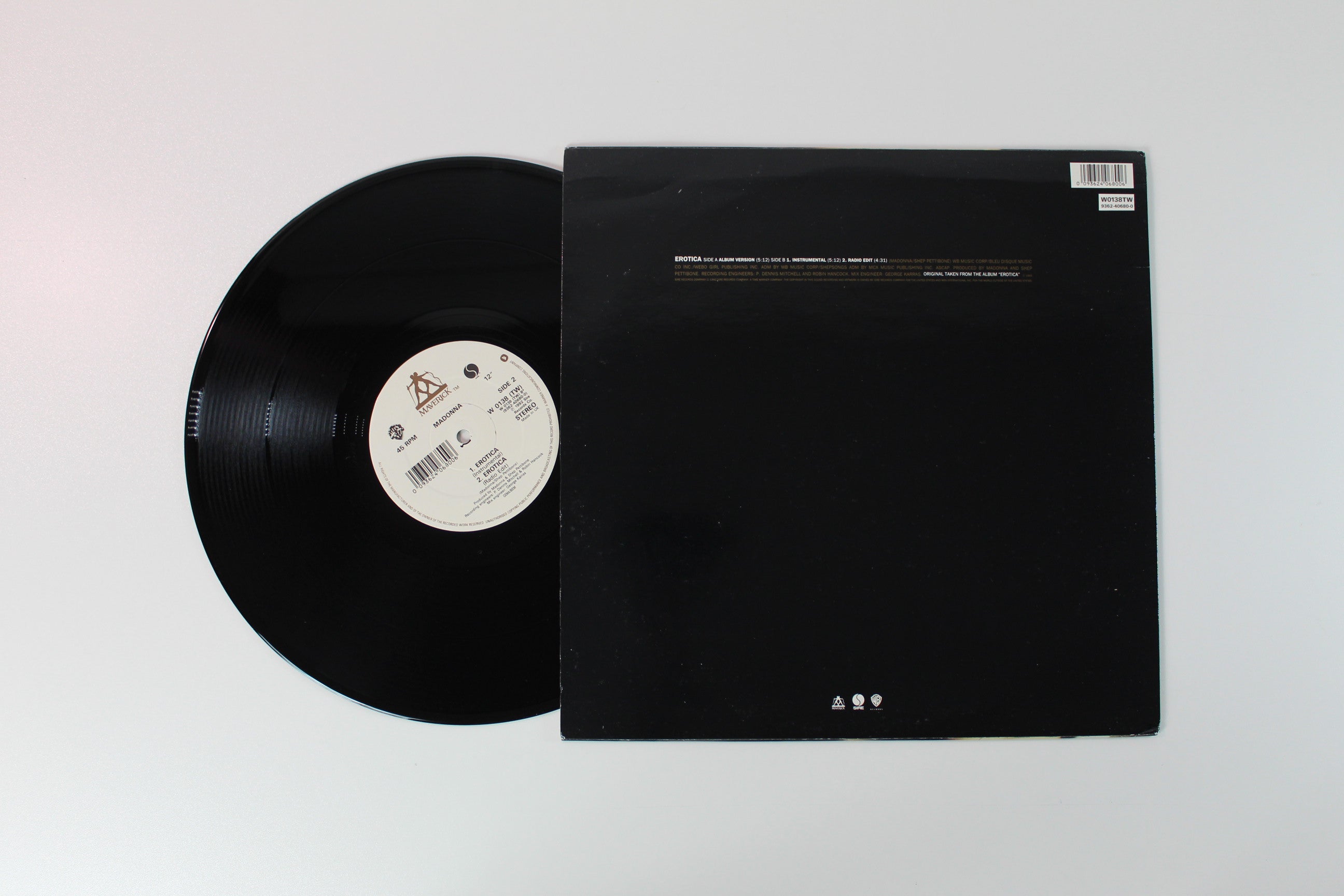 Madonna - Erotica Ltd. 12-inch on Maverick