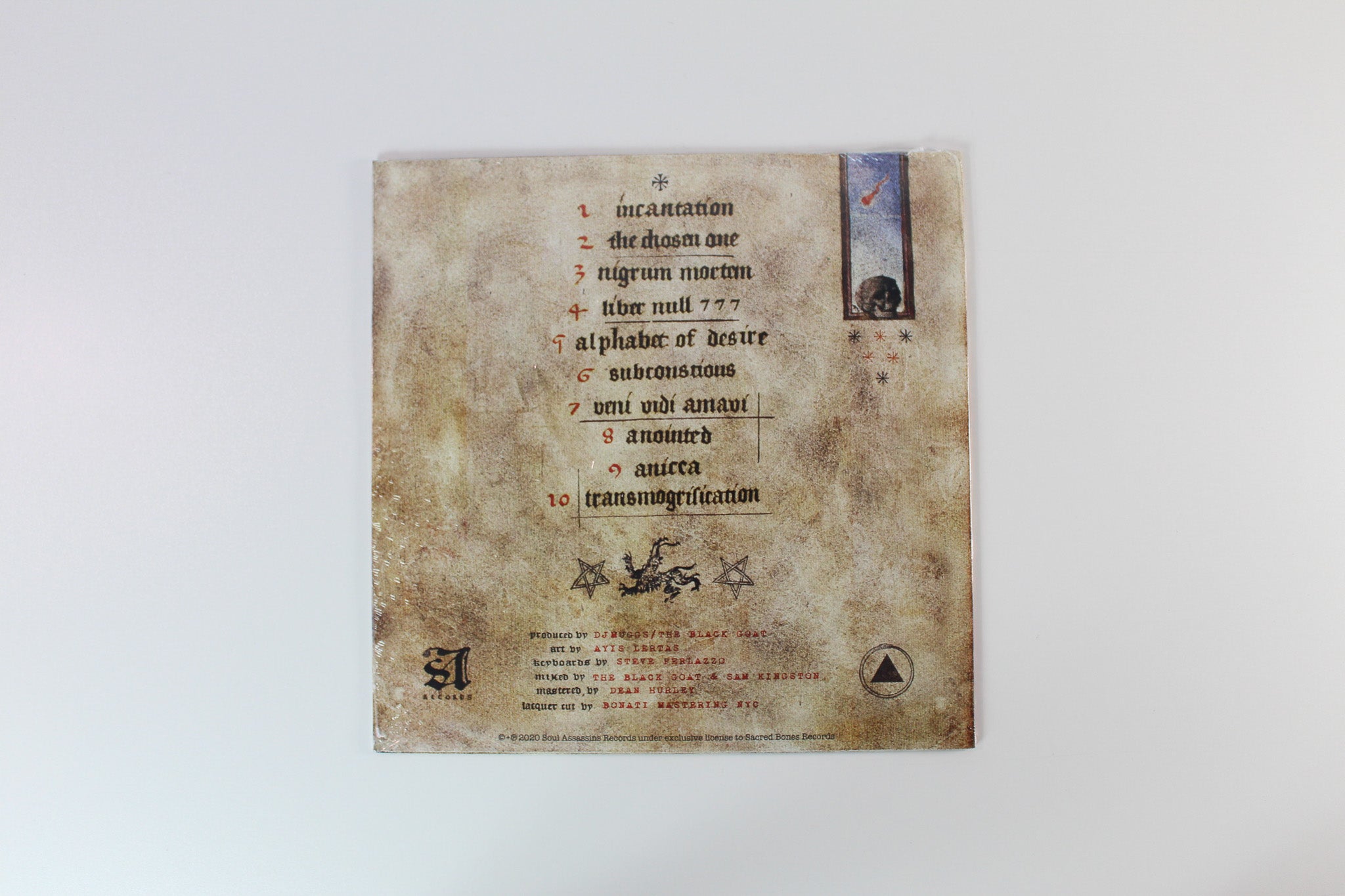 DJ Muggs - Dies Occidendum on Sacred Bones Ltd Red Vinyl Sealed