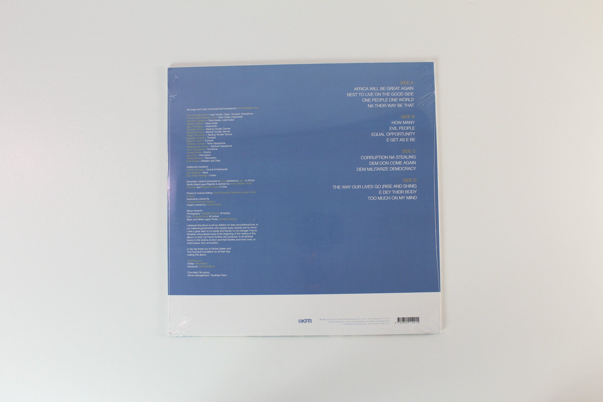 Femi Kuti - One People One World on Knitting Factory Sealed