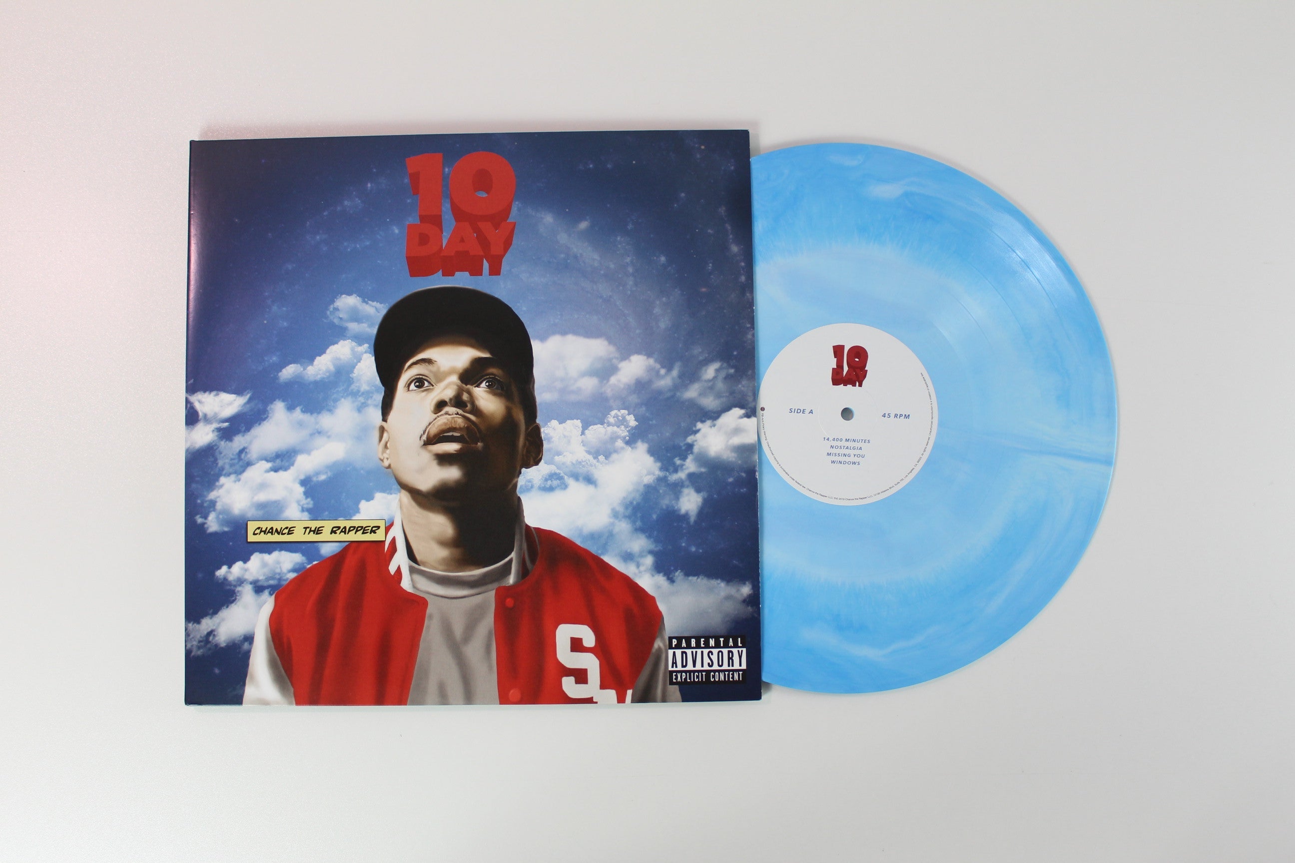 Chance The Rapper - 10 Day Self-released Reissue on Blue/White Merge Vinyl