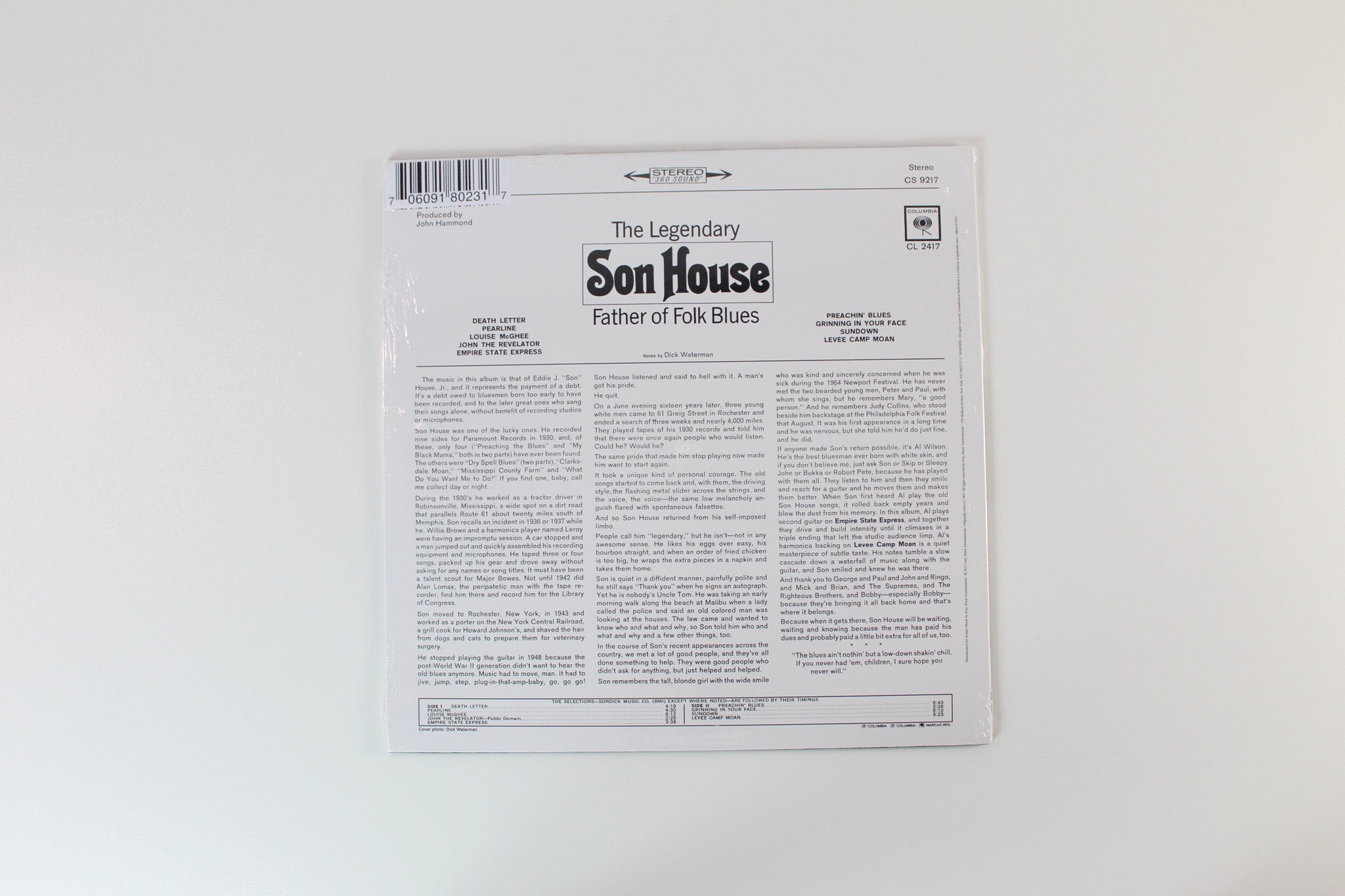 Son House - Father Of Folk Blues on 8th Records Reissue