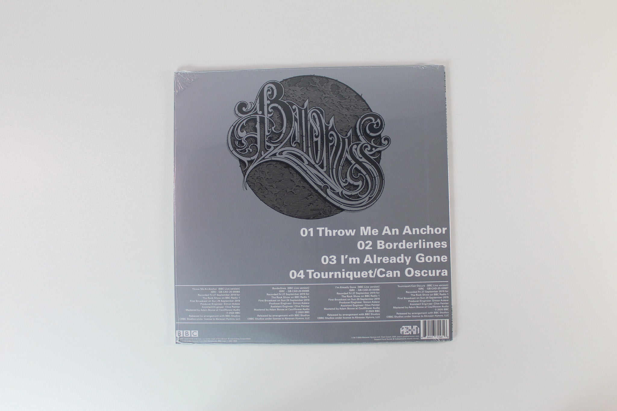 Baroness - Live At Maida Vale BBC - Vol. II on Abraxan Hymns RSD BF 2020 Ltd Single Sided Clear With Black / White Splatter Sealed