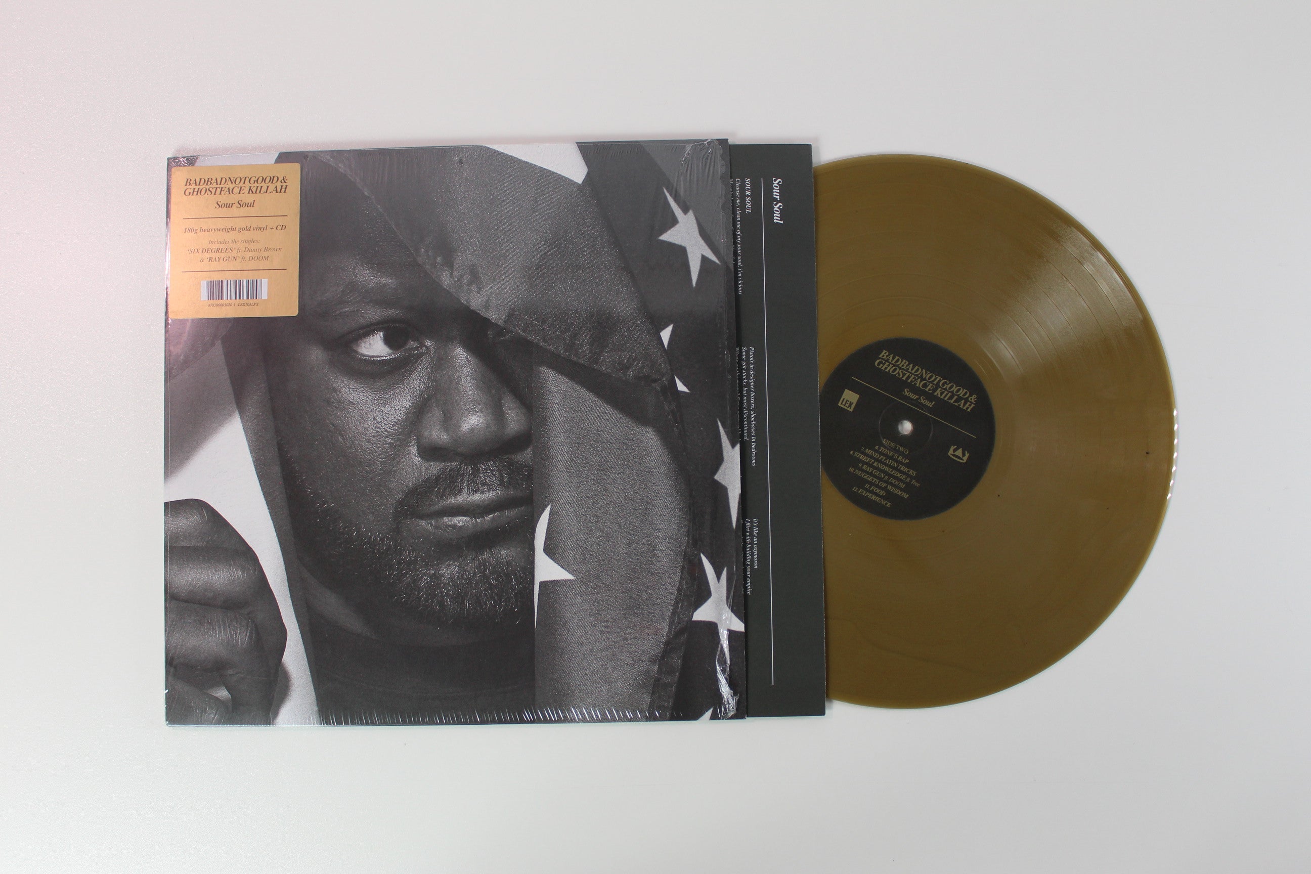 BadBadNotGood, Ghostface Killah - Sour Soul Ltd. Gold Vinyl on Lex Records