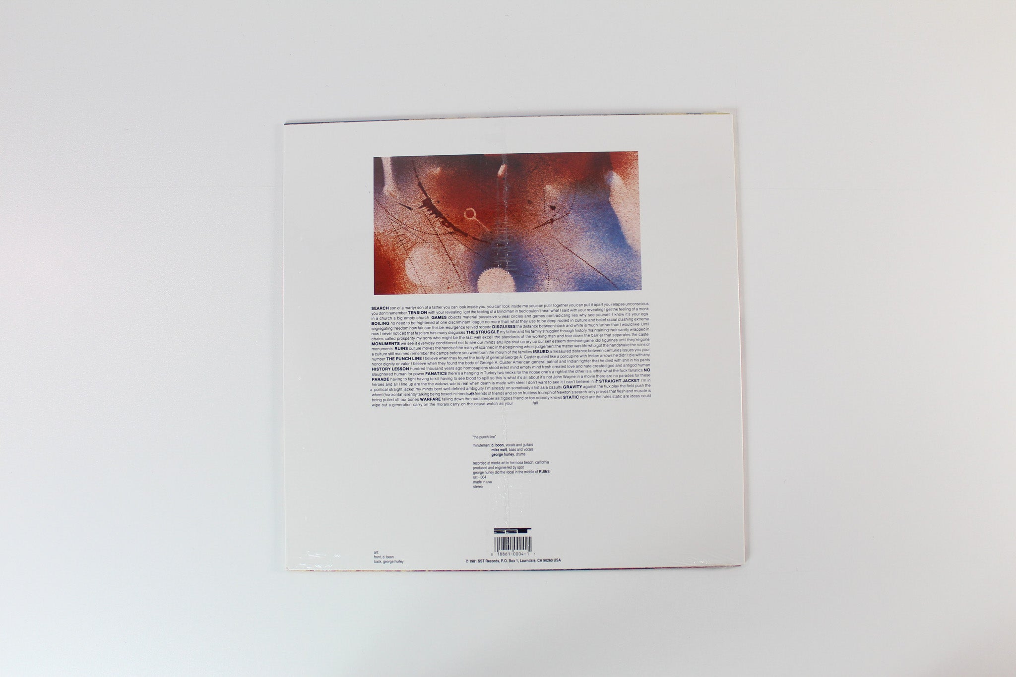 Minutemen - The Punch Line on SST Reissue Sealed