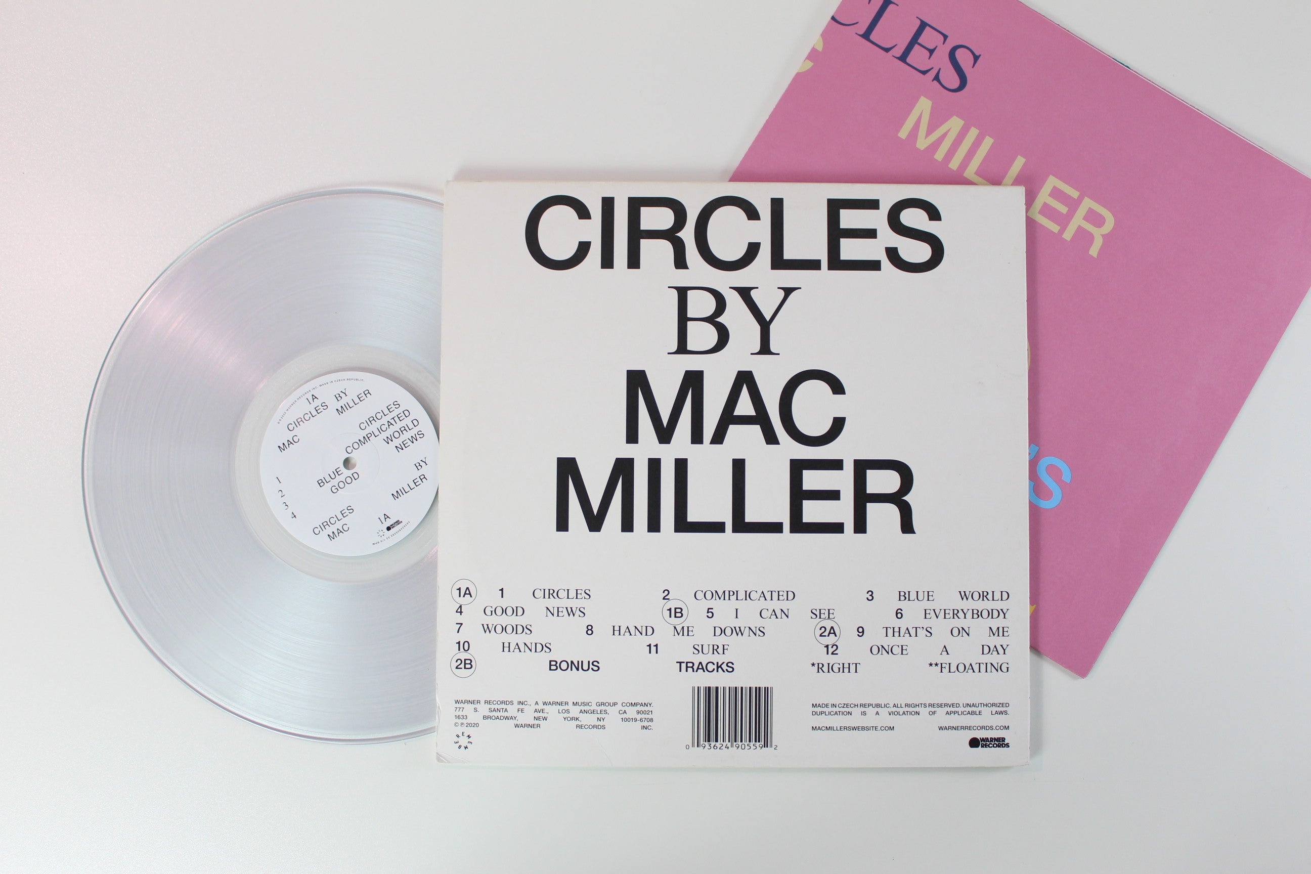 Mac Miller - Circles Clear Vinyl on Warner Records