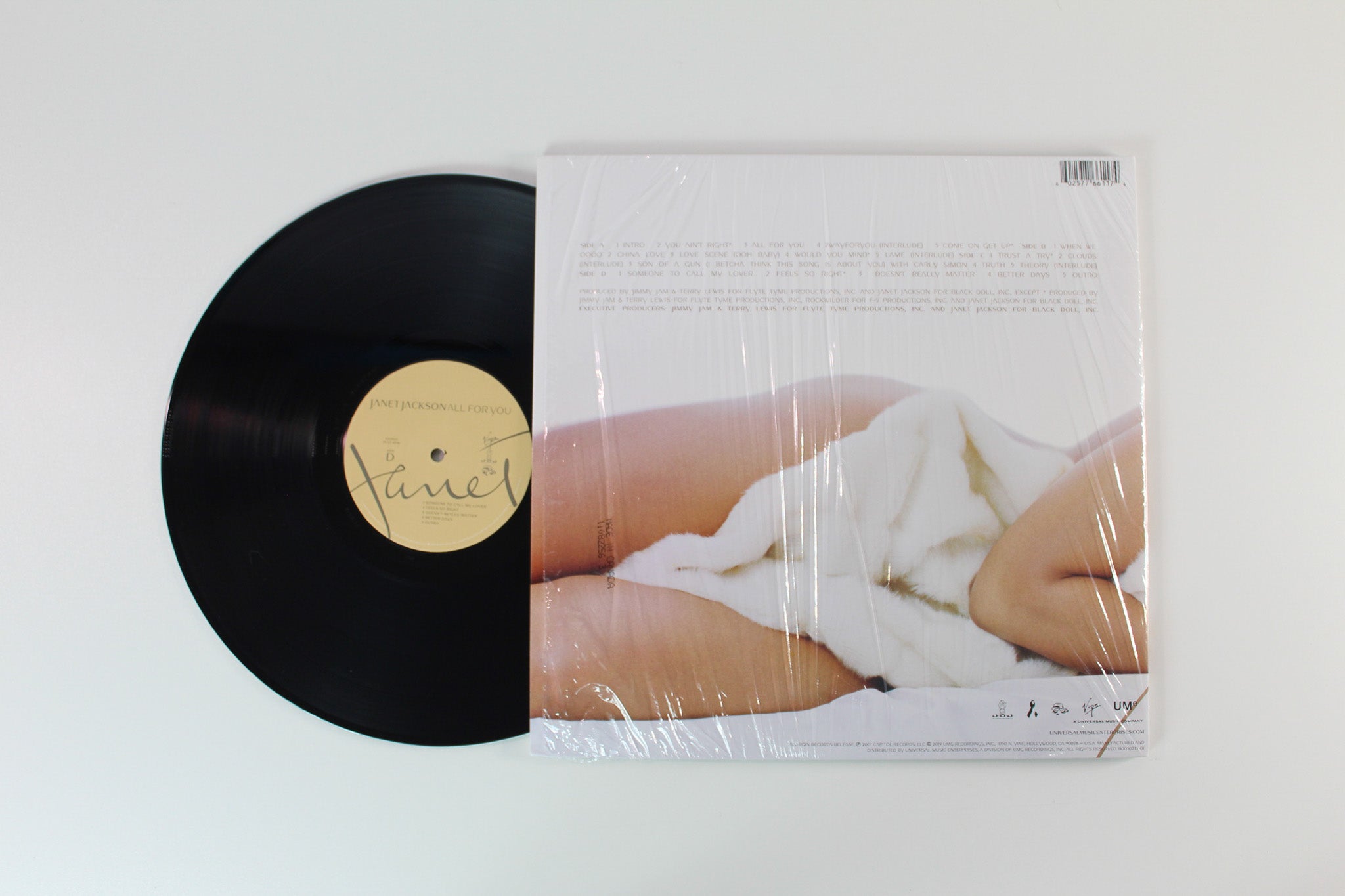 Janet Jackson - All For You on Virgin Reissue