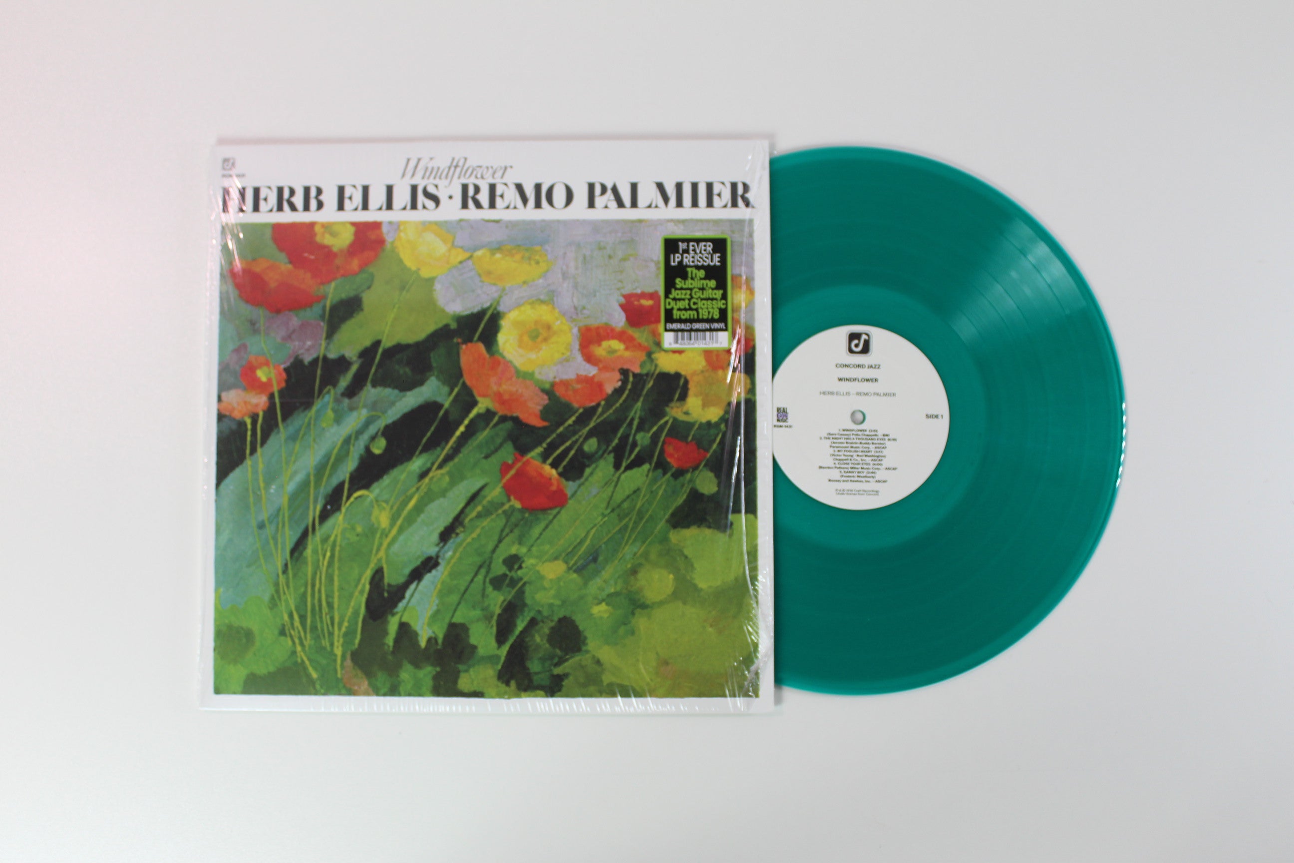 Herb Ellis, Remo Palmieri - Windflower Emerald Vinyl Reissue on Real Gone Music