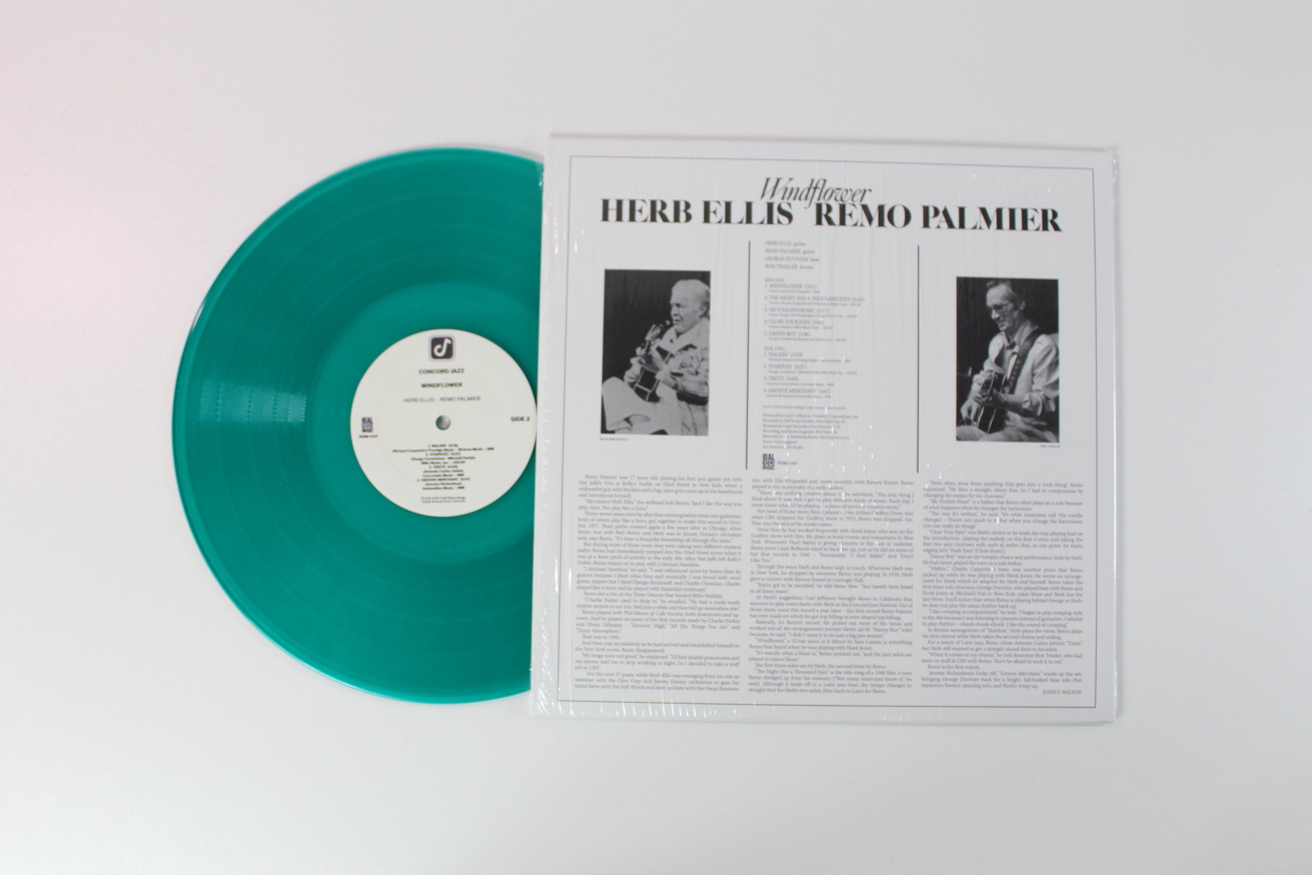 Herb Ellis, Remo Palmieri - Windflower Emerald Vinyl Reissue on Real Gone Music