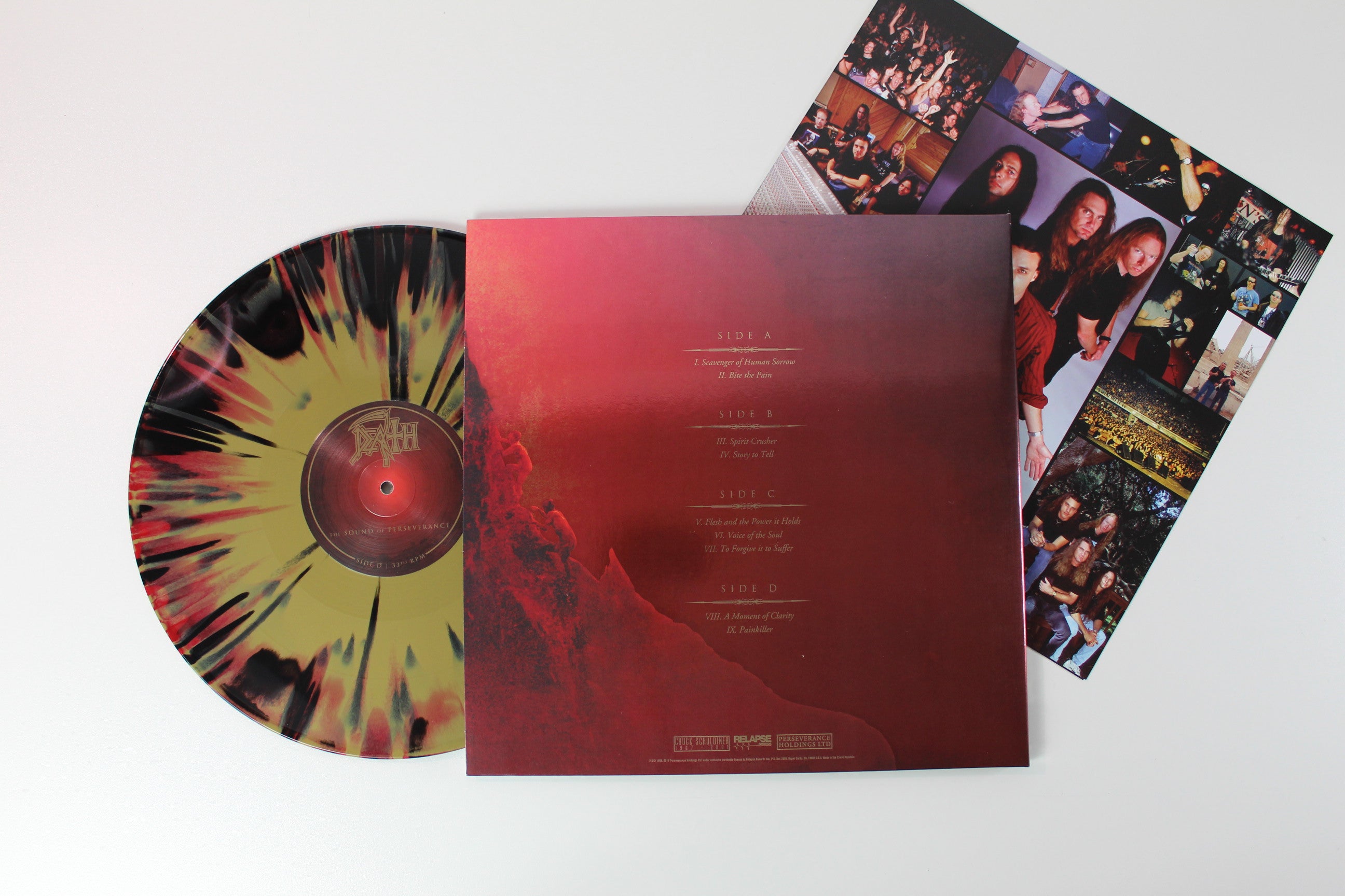 Death - The Sound Of Perseverance on Relapse Ltd Tri Color Merge Reissue