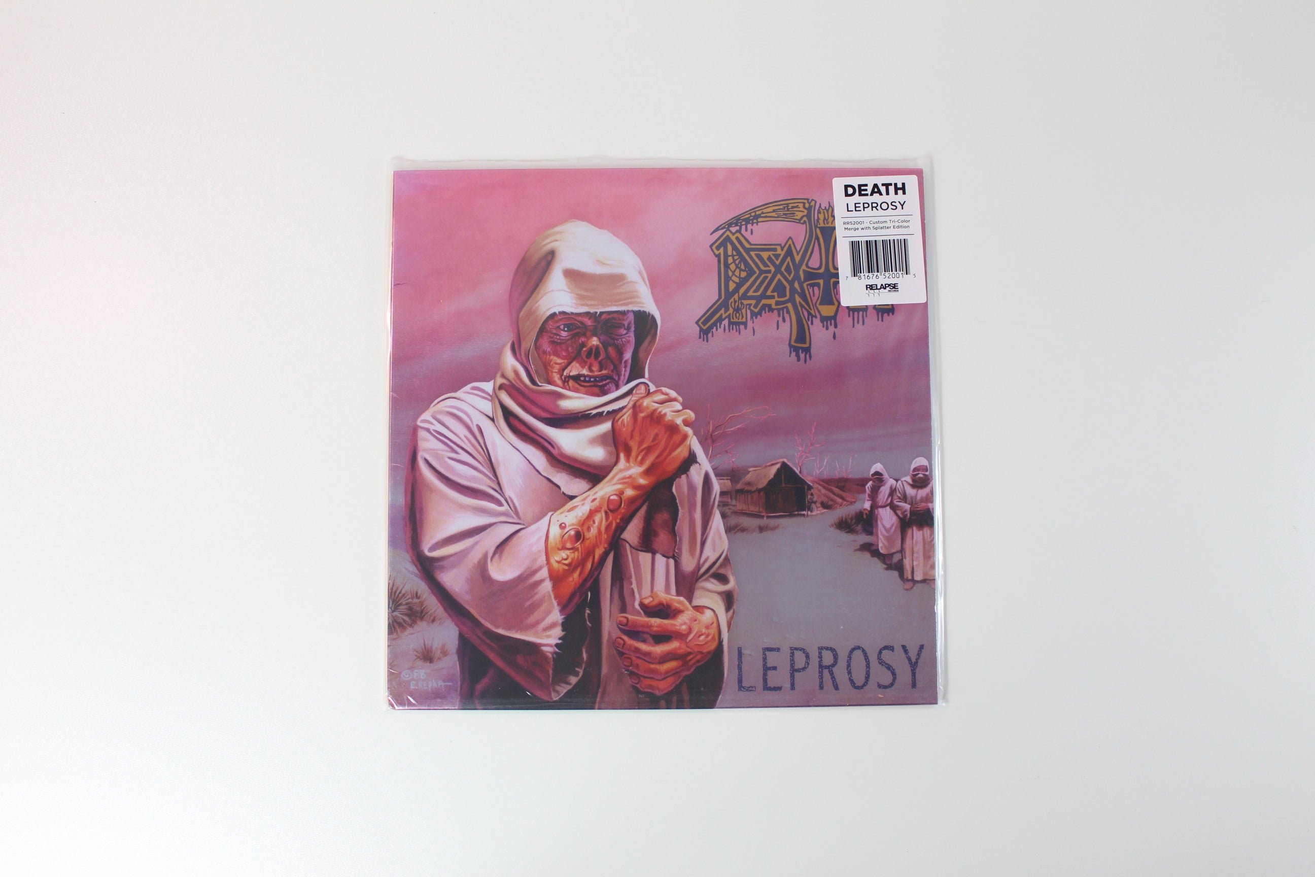 Death - Leprosy on Relapse Ltd Tri Color Merge Reissue