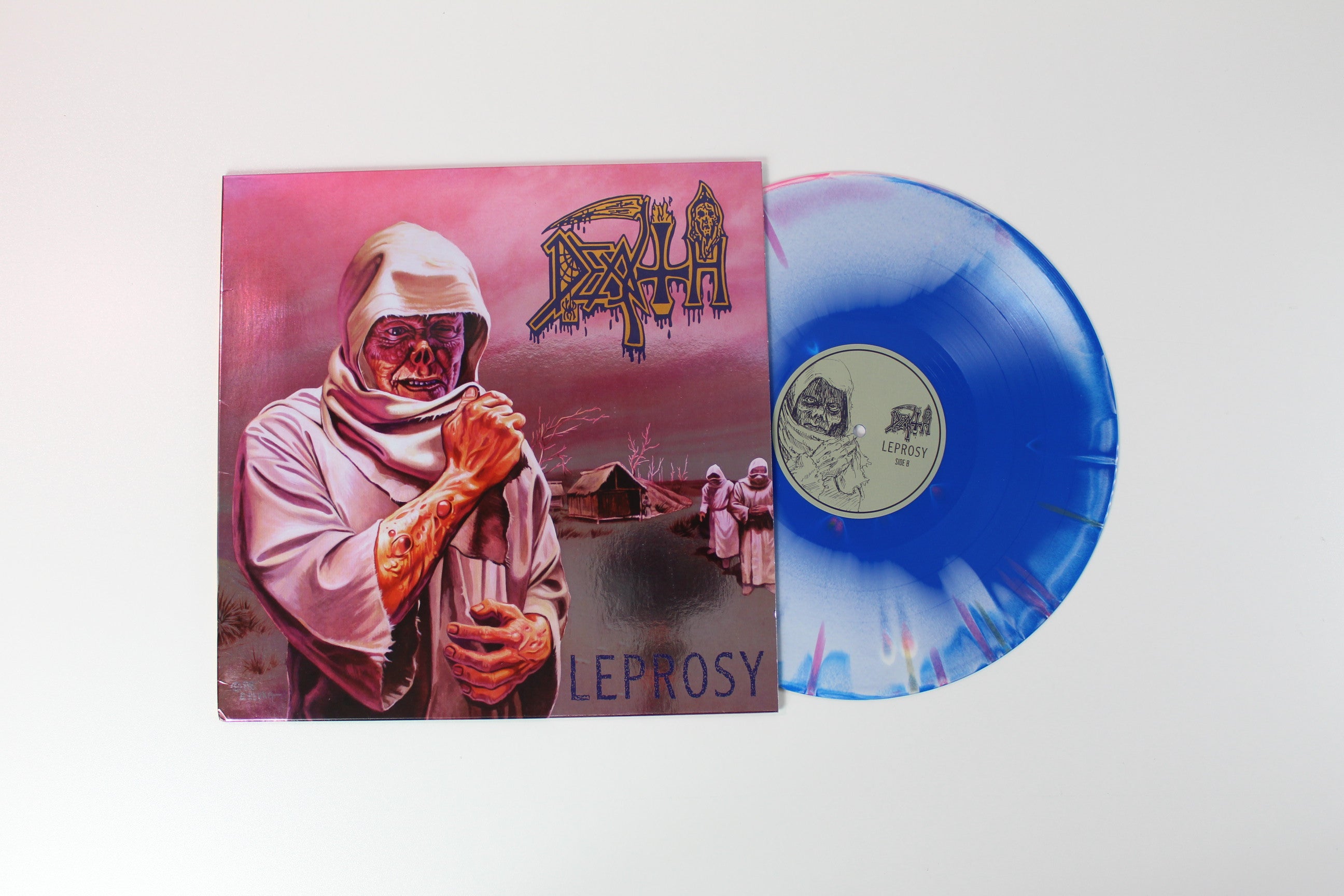 Death - Leprosy on Relapse Ltd Tri Color Merge Reissue