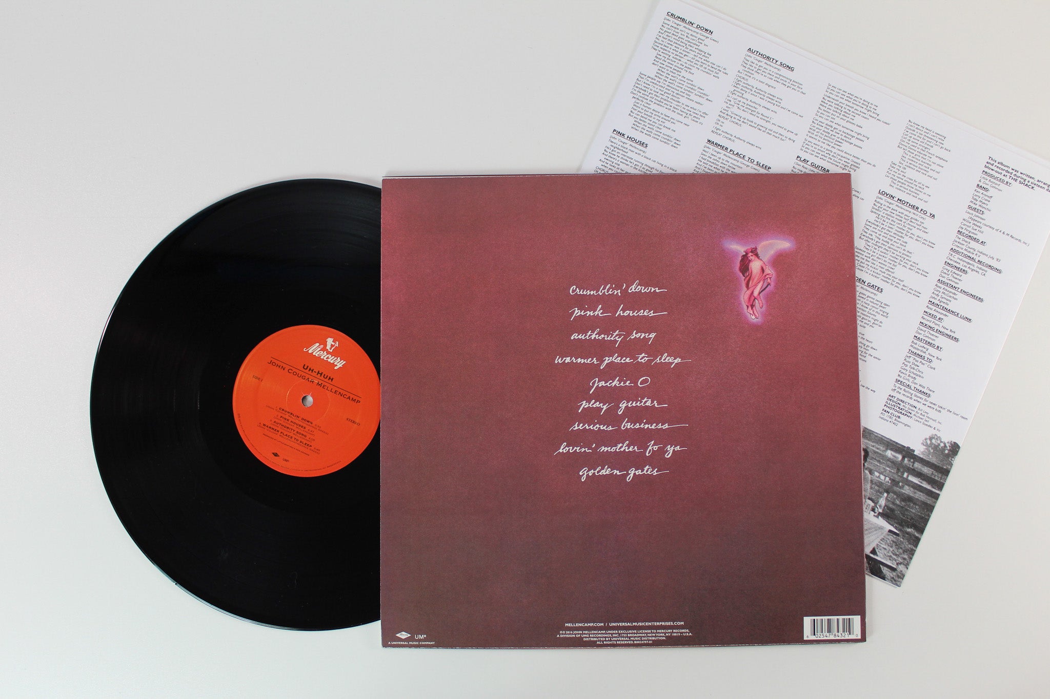 John Cougar Mellencamp - Uh-Huh on Mercury UMe 180 Gram Reissue