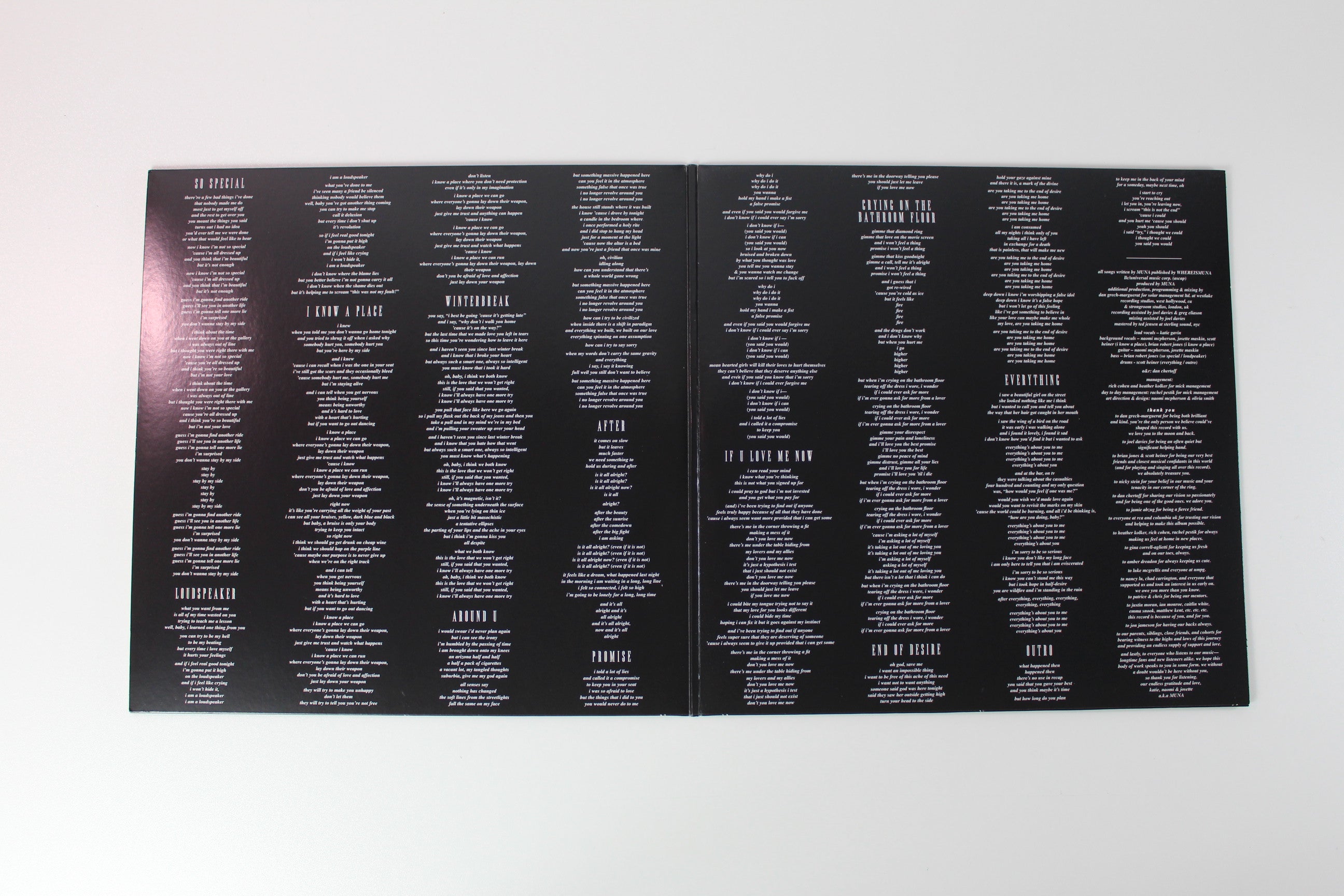 Muna - About U on RCA Pink Vinyl Reissue