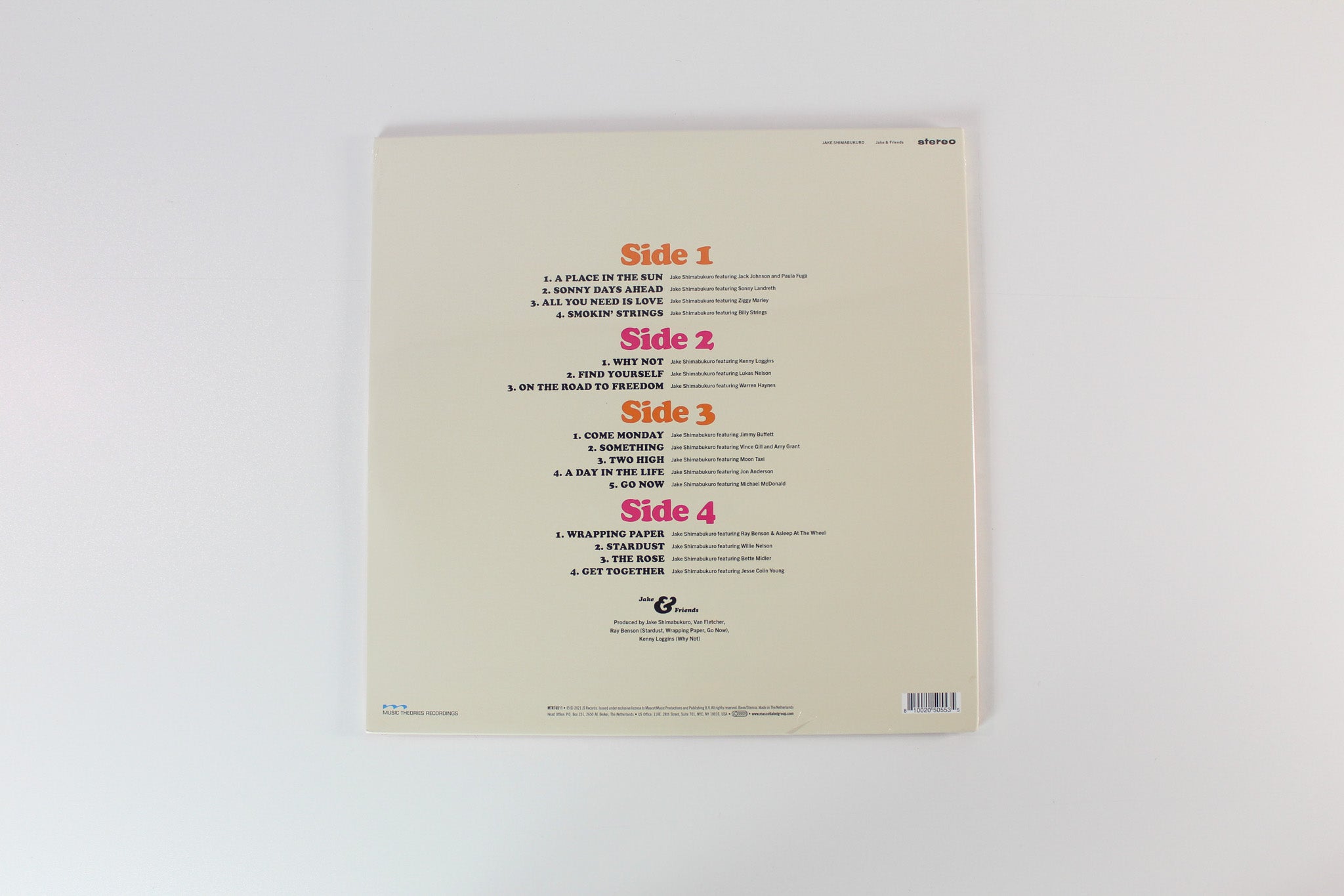 Jake Shimabukuro - Jake & Friends on Music Theories Recordings Sealed