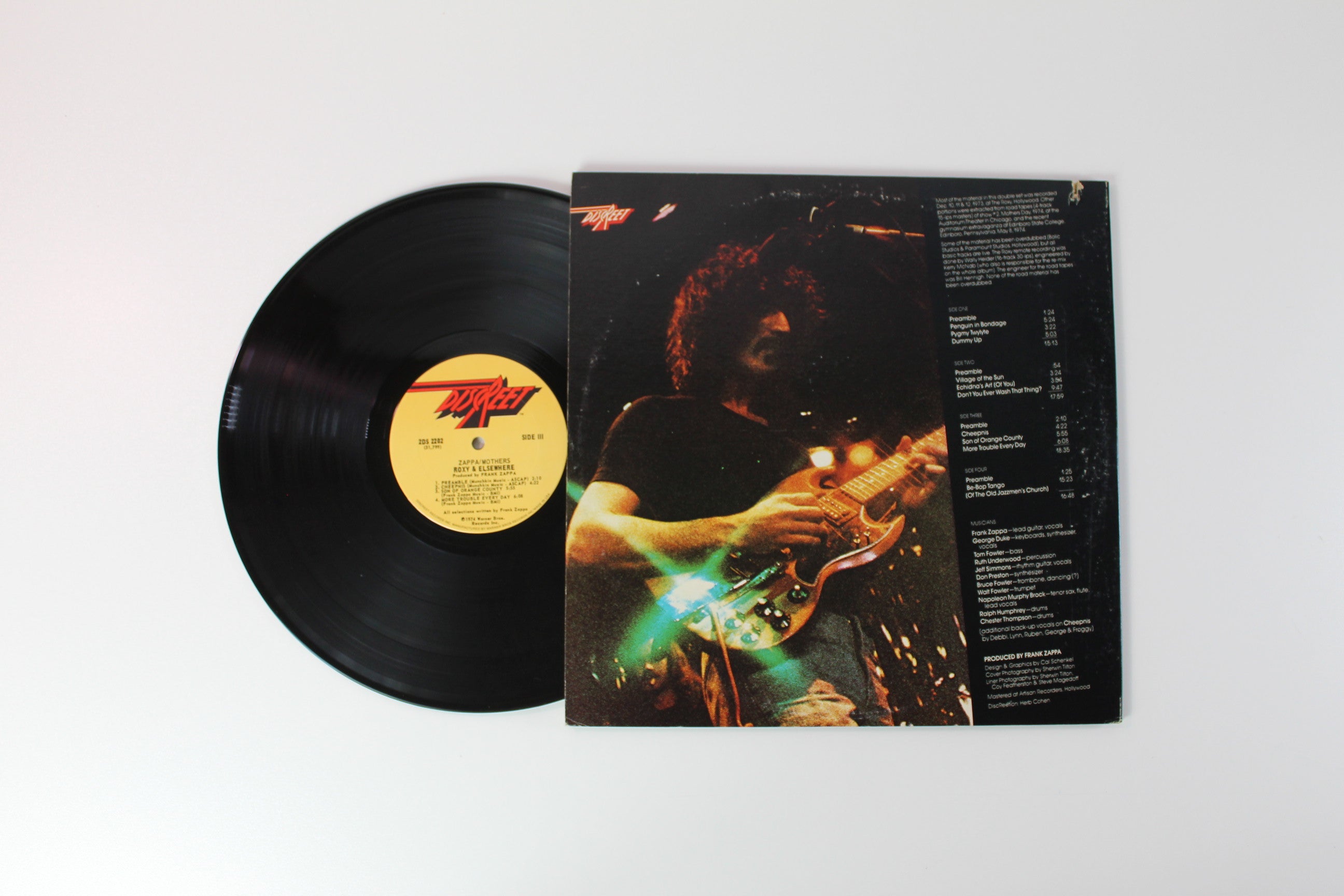 Frank Zappa - Roxy & Elsewhere on Discreet