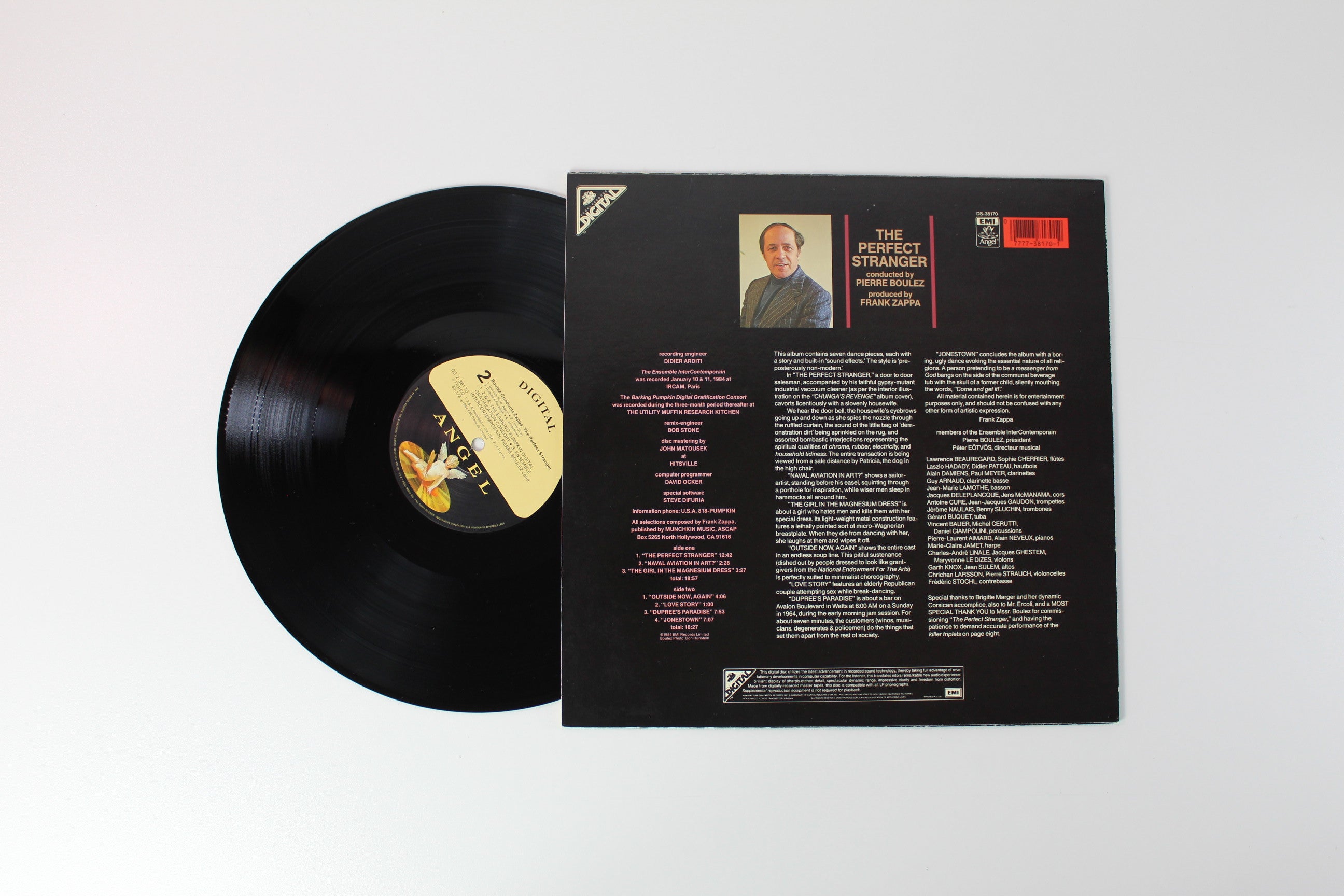 Pierre Boulez - Boulez Conducts Zappa - The Perfect Stranger on Angel