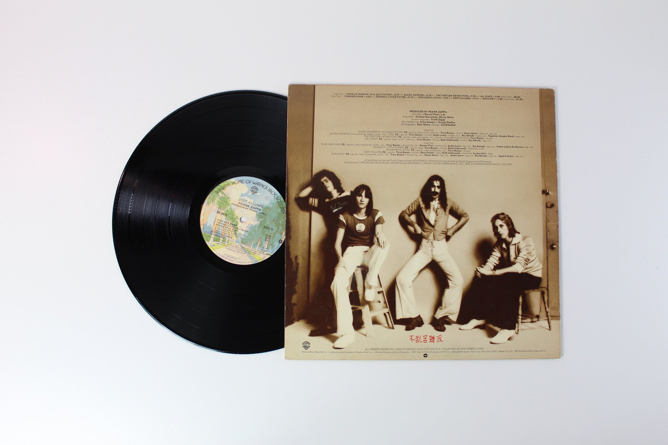 Frank Zappa - Zoot Allures on Warner Bros