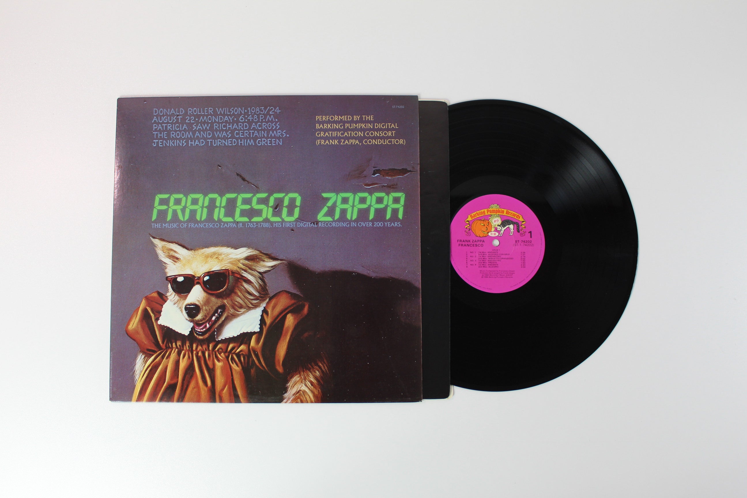 Francesco Zappa & The Barking Pumpkin Digital Gratification Consort - Francesco Zappa on Barking Pumpkin