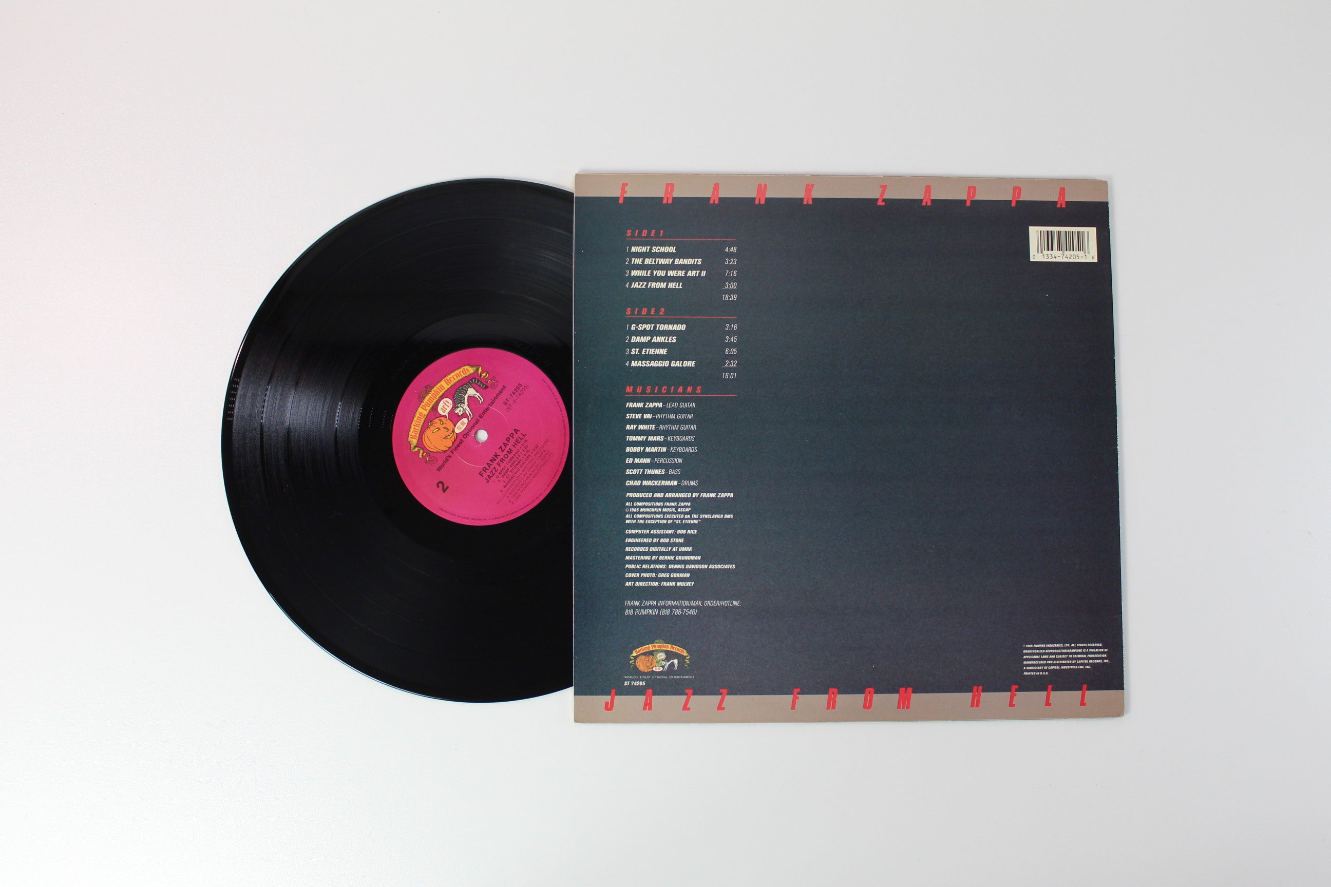 Frank Zappa - Jazz From Hell on Barking Pumpkin